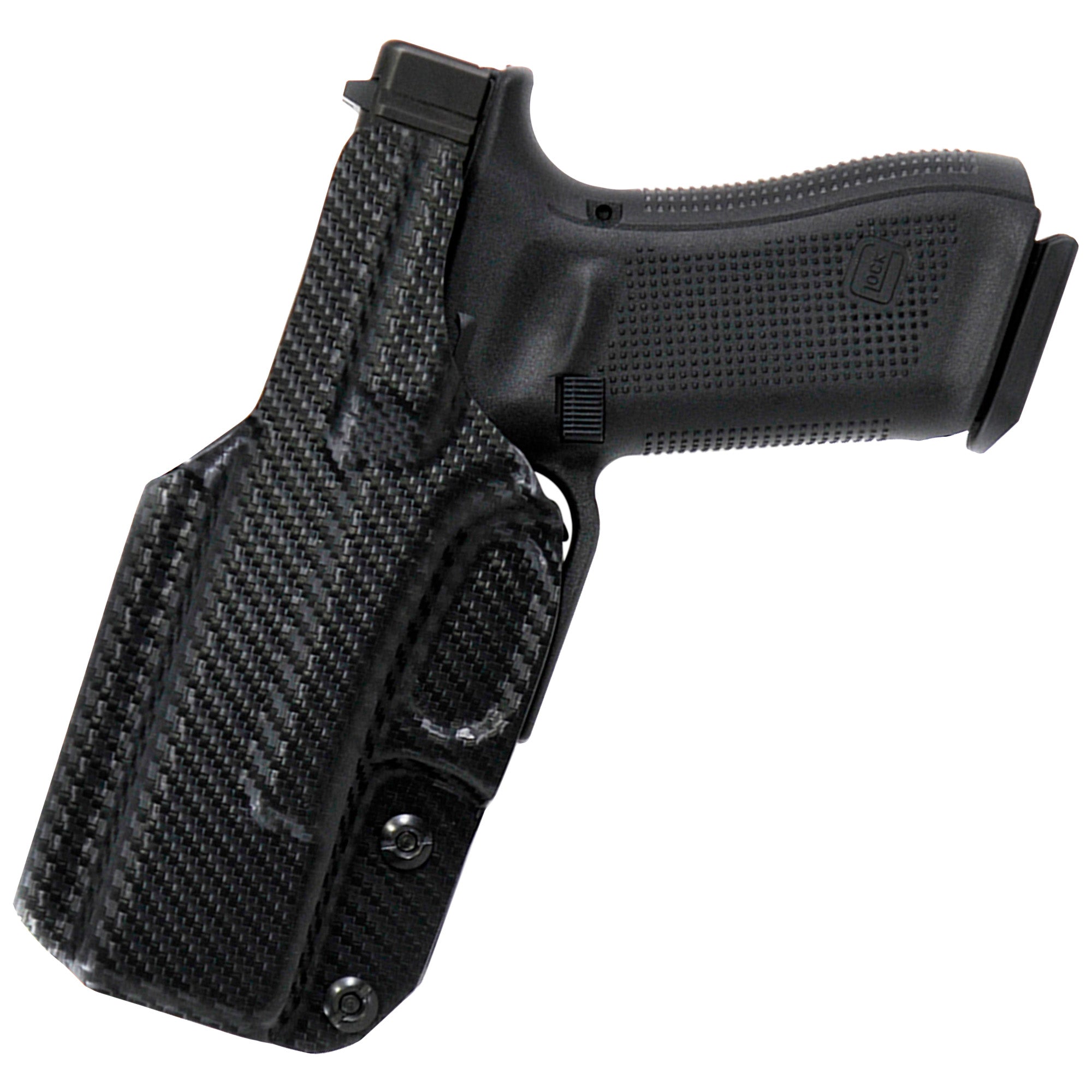 Glock 17 22 31 Gen 4 Inside the Waistband Holster in Carbon Fiber - Rear