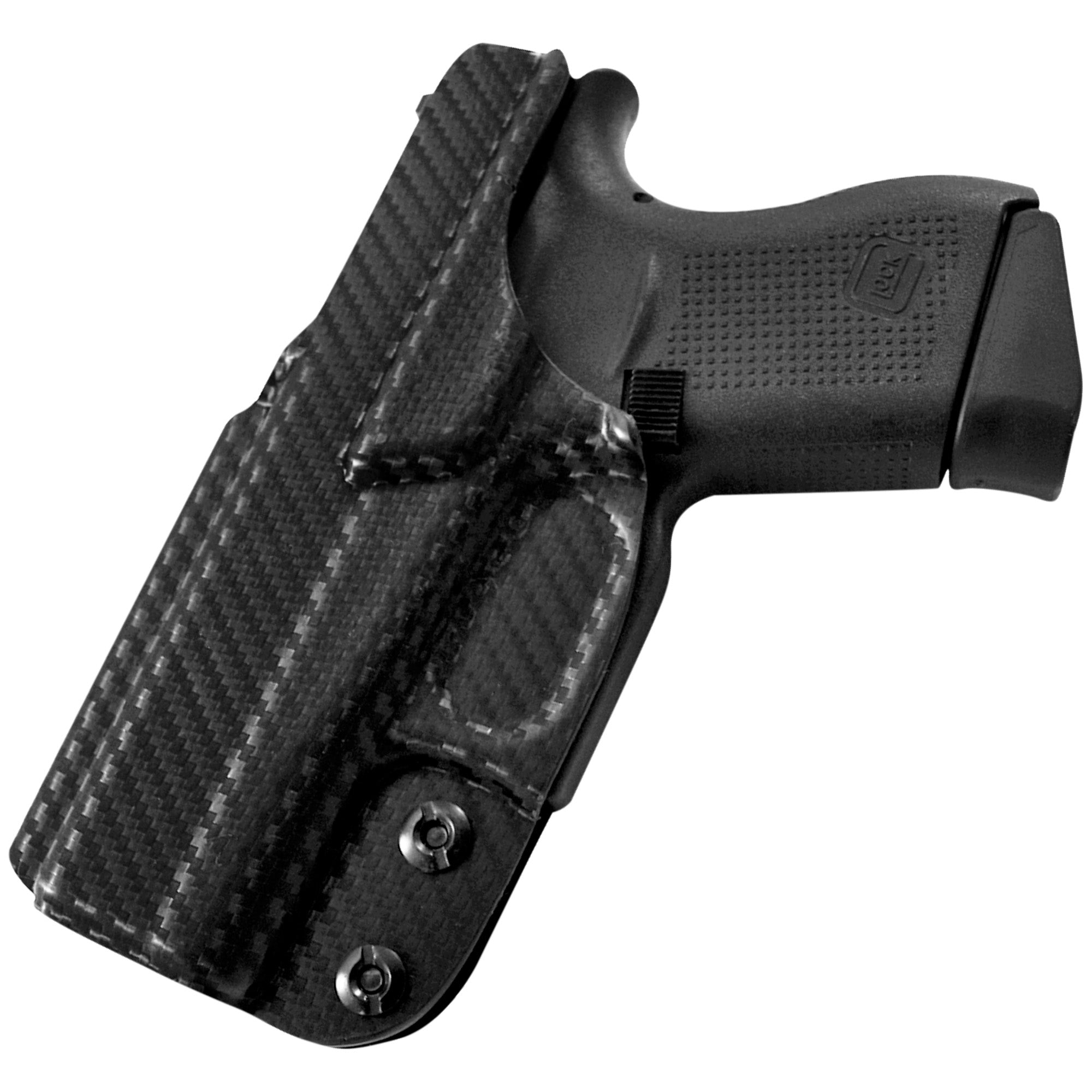 Glock 43, 43X Inside the Waistband Holster in Carbon Fiber - Rear