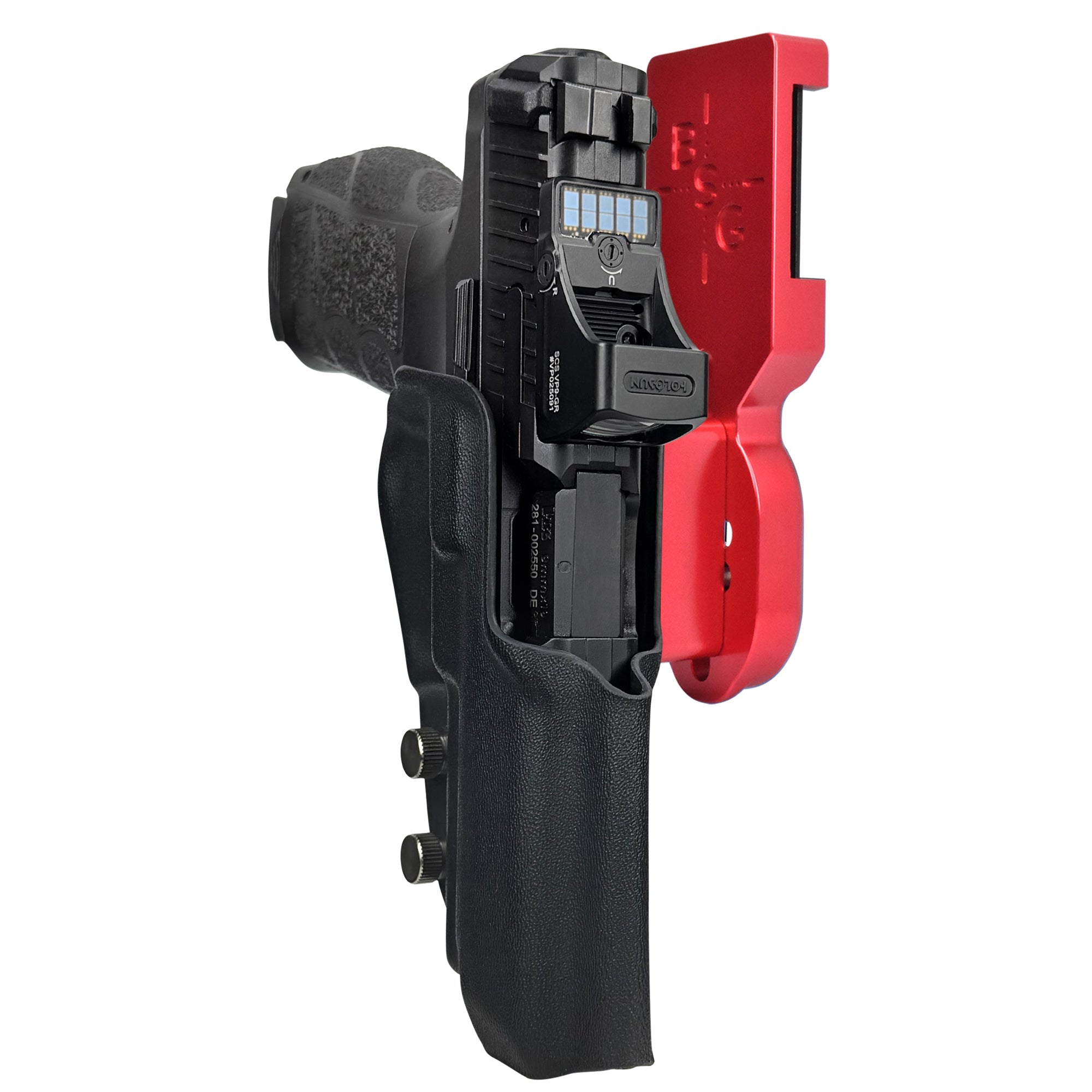 H&K VP9AF 1 Pro Heavy Duty Competition Holster in Red / Black