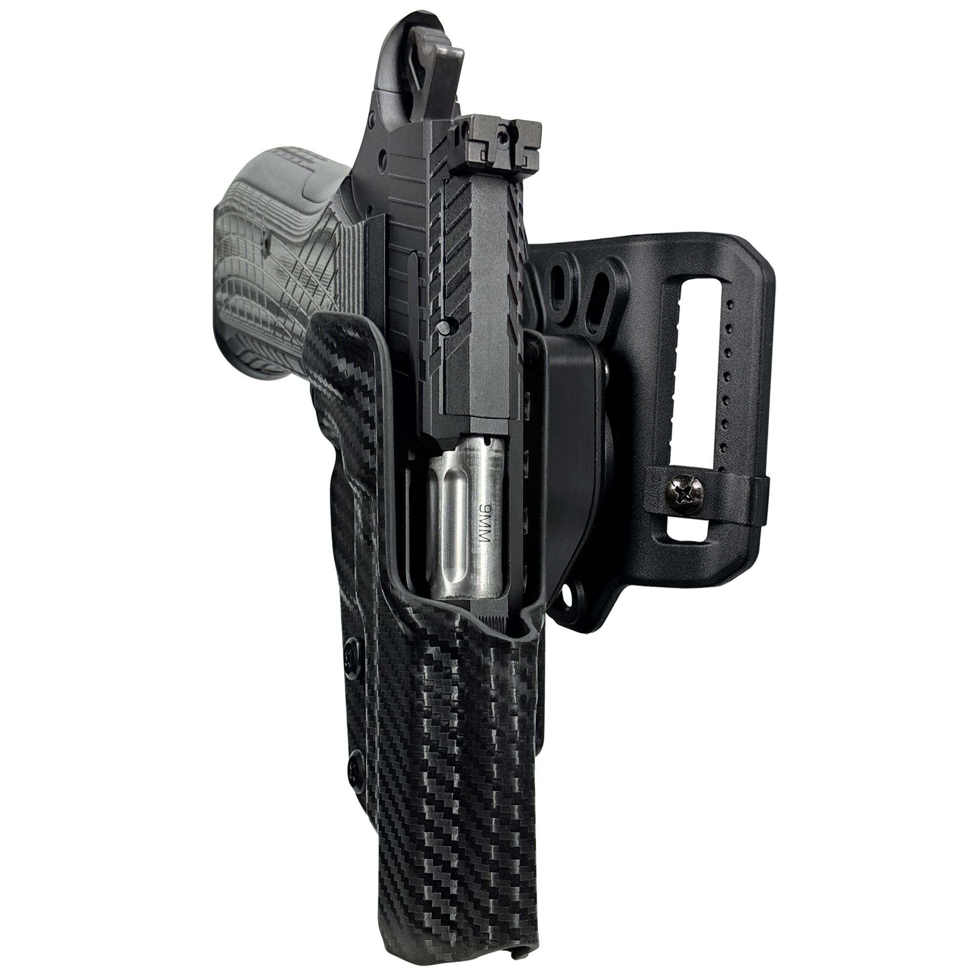Kimber KDS9c Quick Release Belt Loop Holster in Carbon Fiber