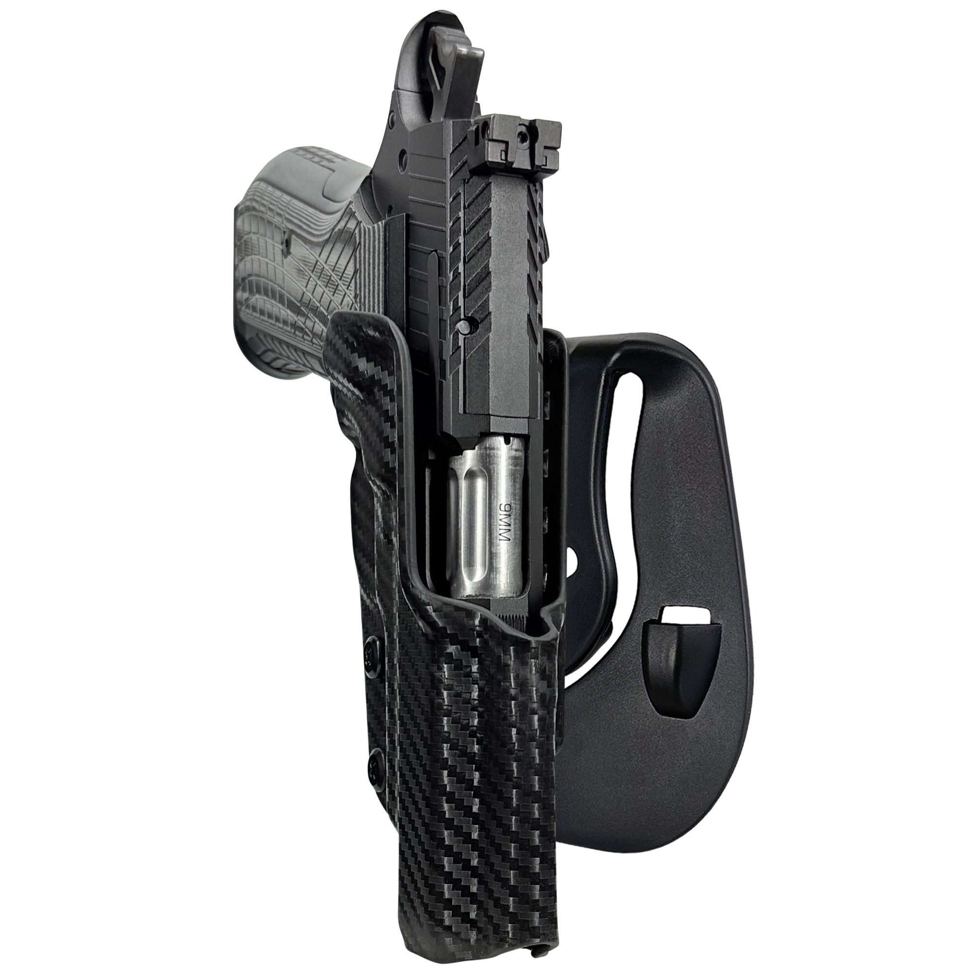 Kimber KDS9c OWB Paddle Holster in Carbon Fiber