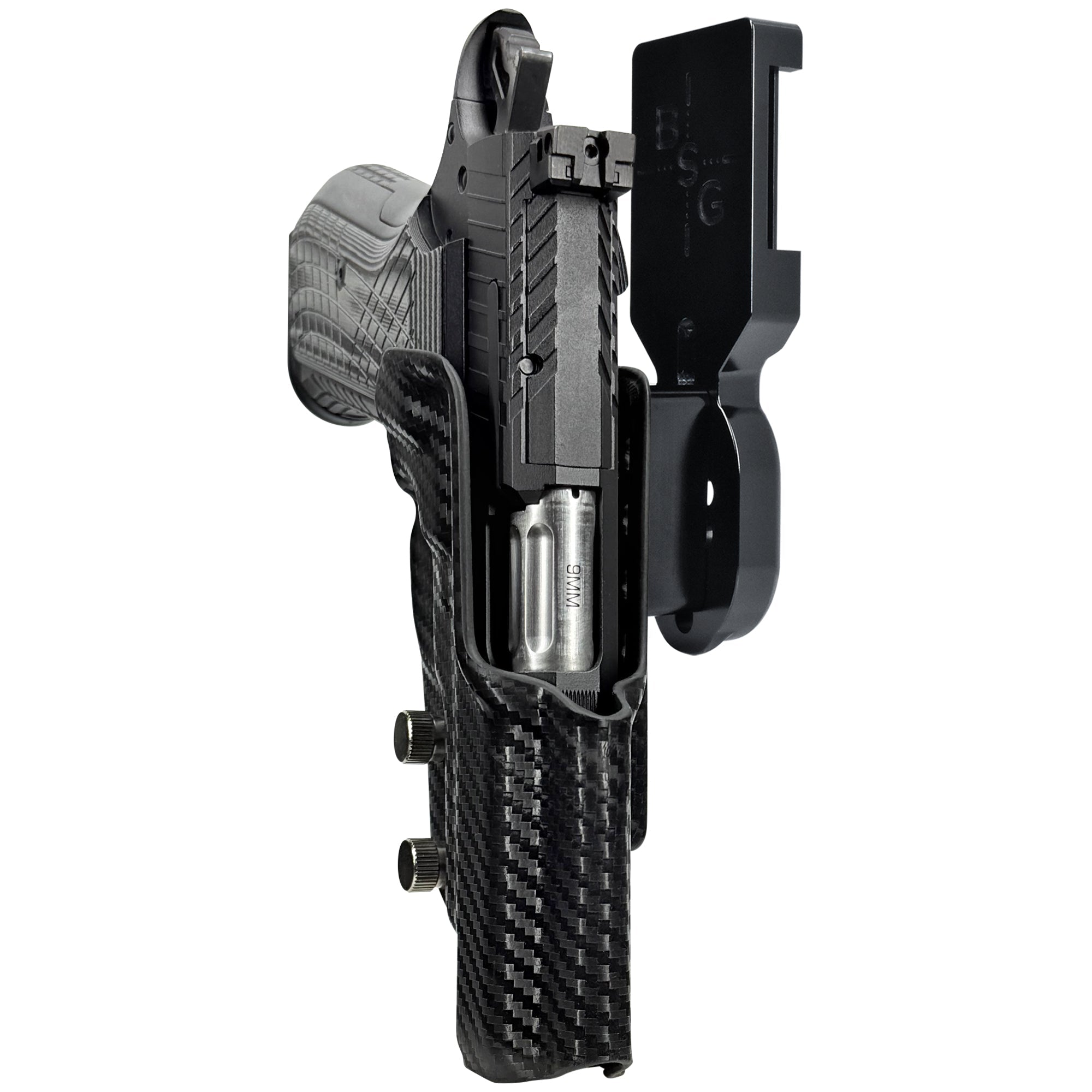 Kimber KDS9c Pro Heavy Duty Competition Holster in Black / Carbon Fiber
