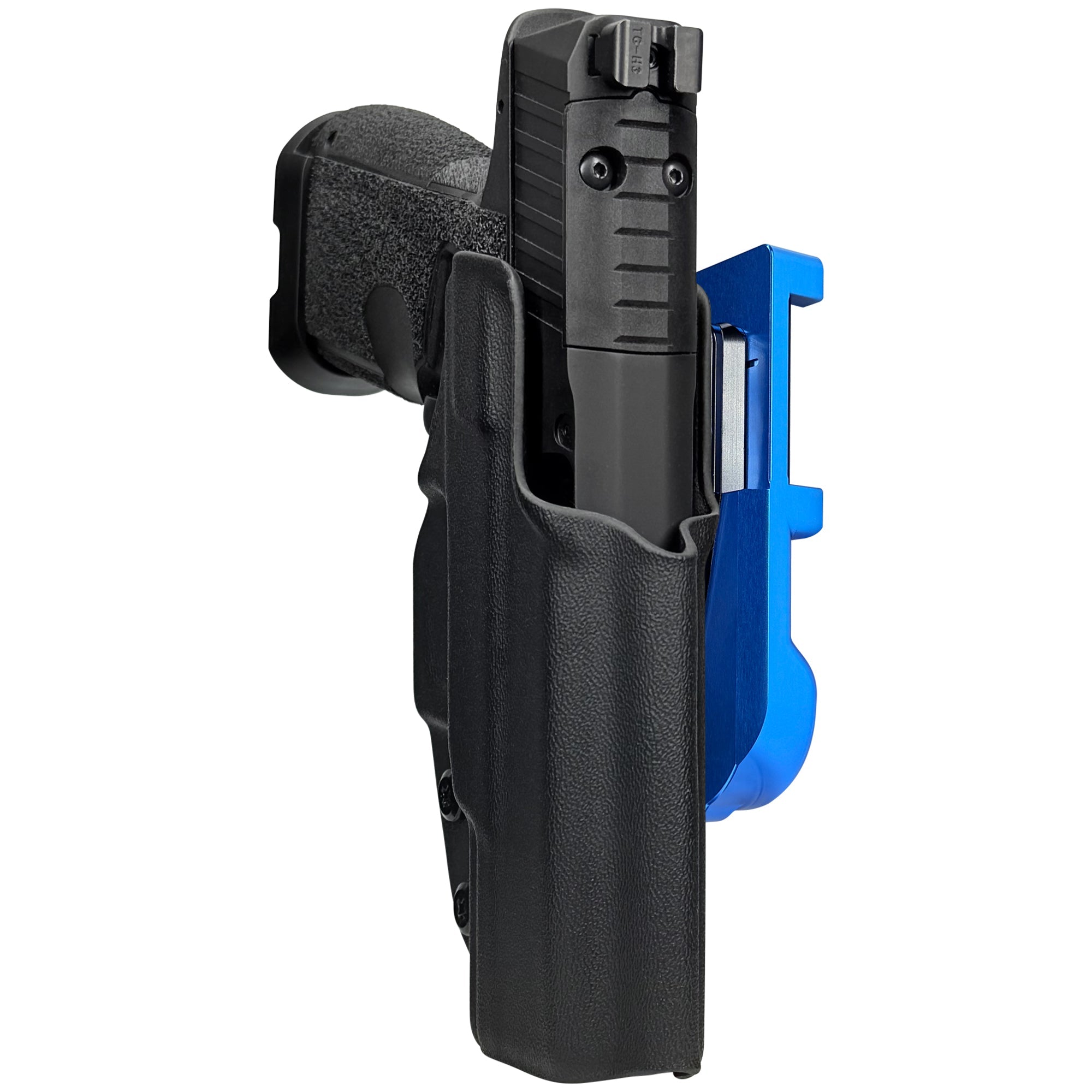 Kimber R7 Mako CC IDPA Quick Mount Holster with Blue Belt Attachment, Black Holster Shell