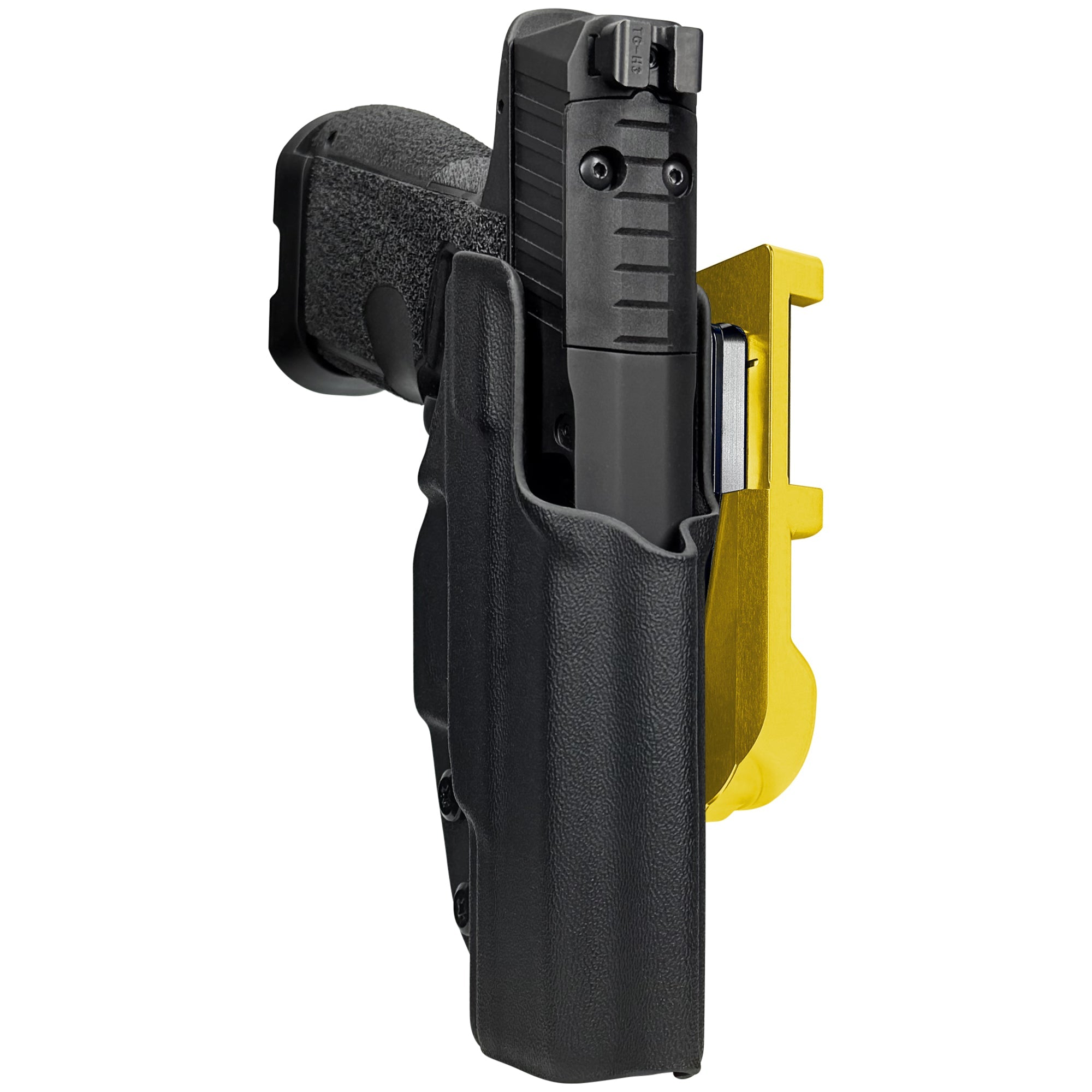 Kimber R7 Mako CC IDPA Quick Mount Holster with 24K Gold Belt Attachment, Black Holster Shell
