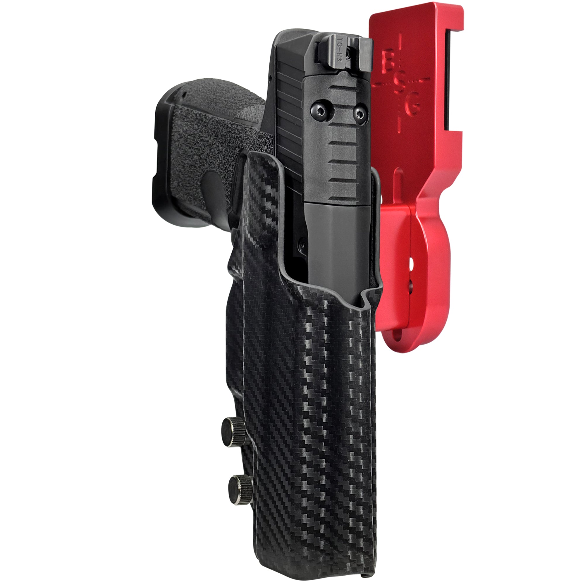 Kimber R7 Mako CC Pro Heavy Duty Competition Holster in Red / Carbon Fiber