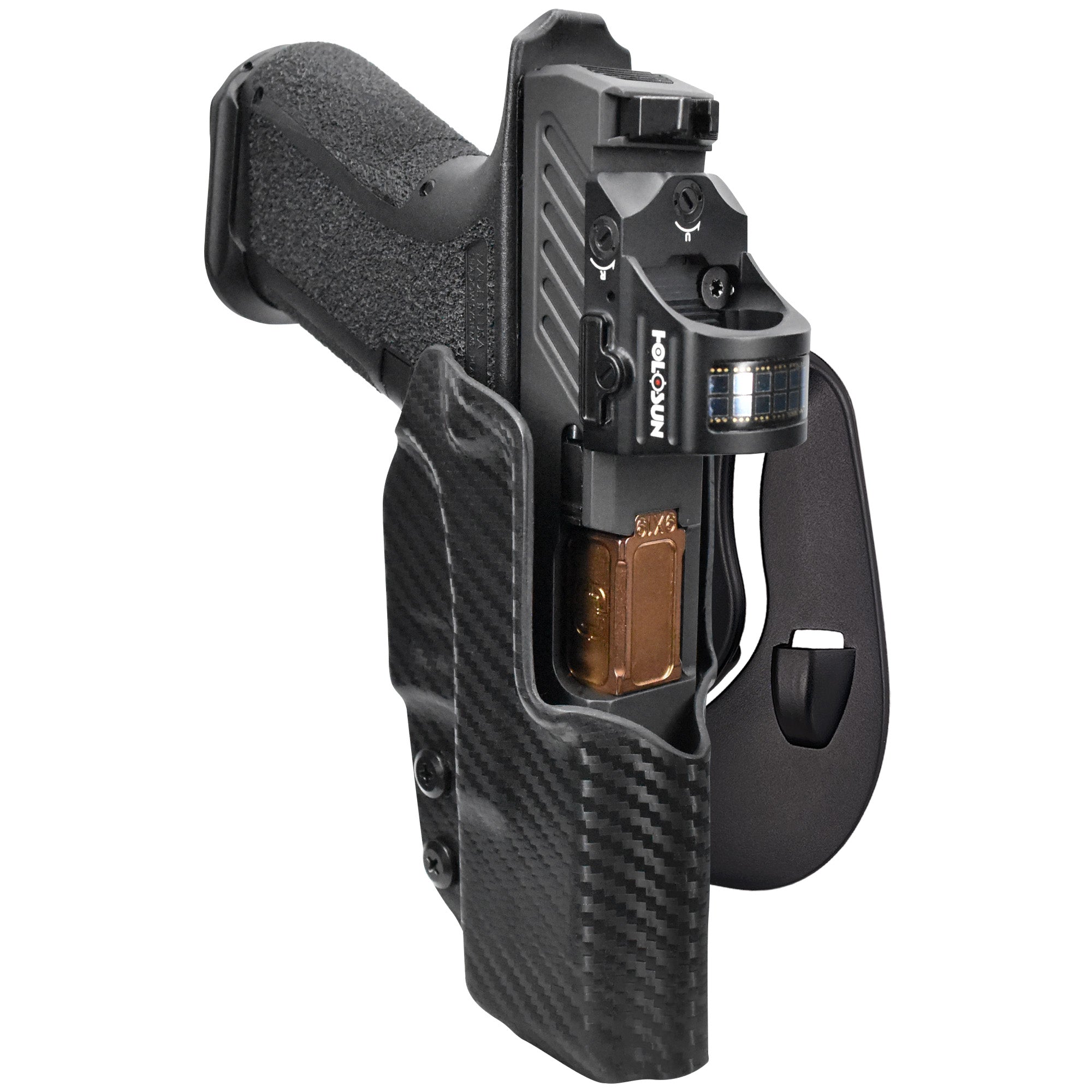 Shadow Systems MR920 OWB Paddle Holster in Carbon Fiber