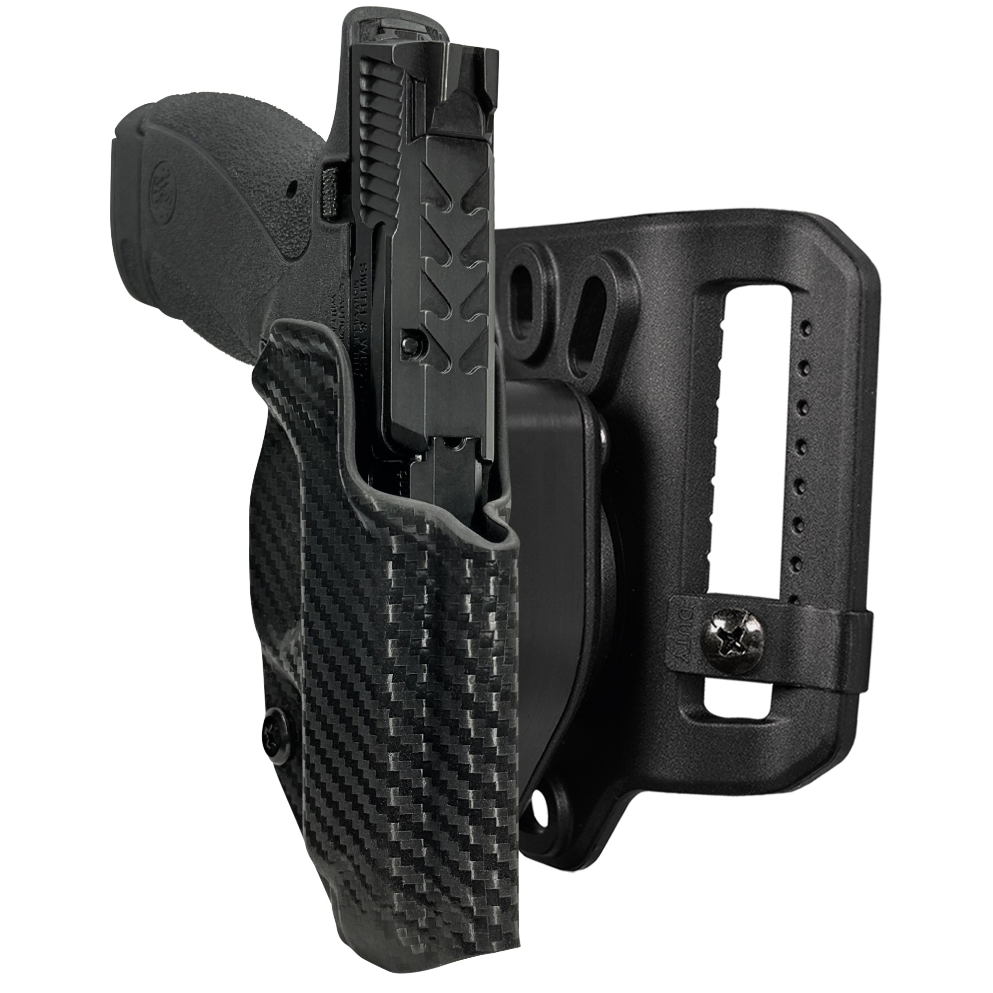 S&W Bodyguard 2.0 Carry Comp Quick Release Belt Loop Holster in Carbon Fiber