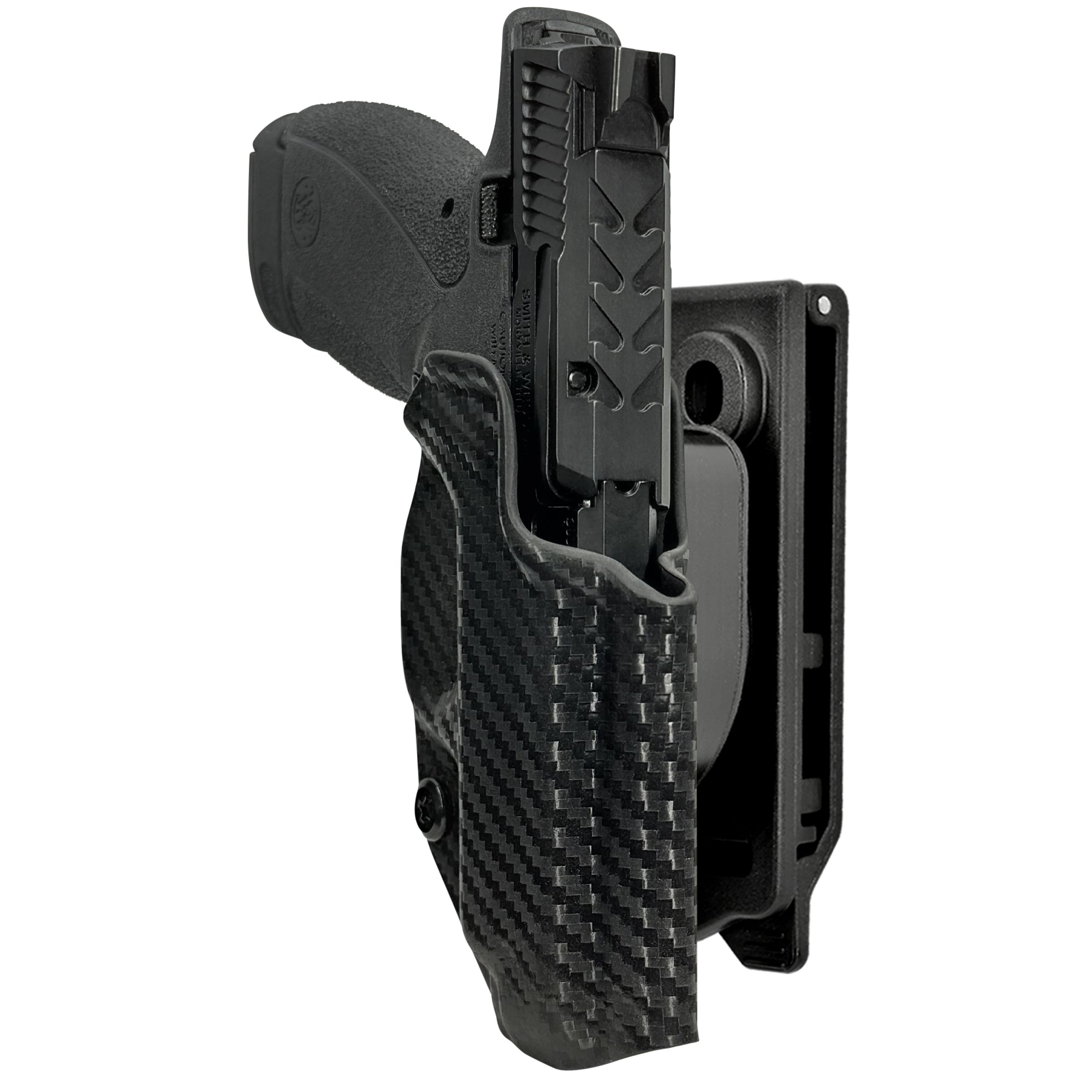 S&W Bodyguard 2.0 Carry Comp Quick Release IDPA Holster in Carbon Fiber