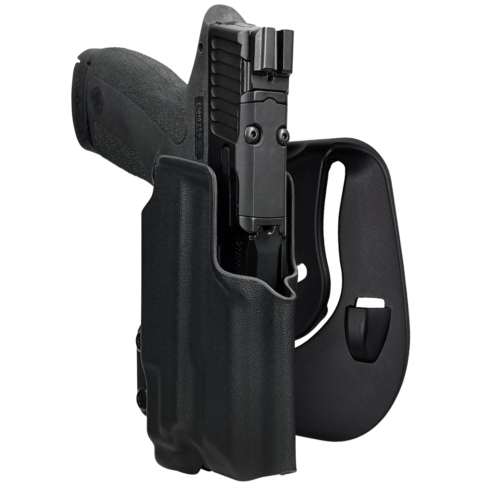 SW M&P Shield X TLR7 Sub OWB Paddle Holster in Black