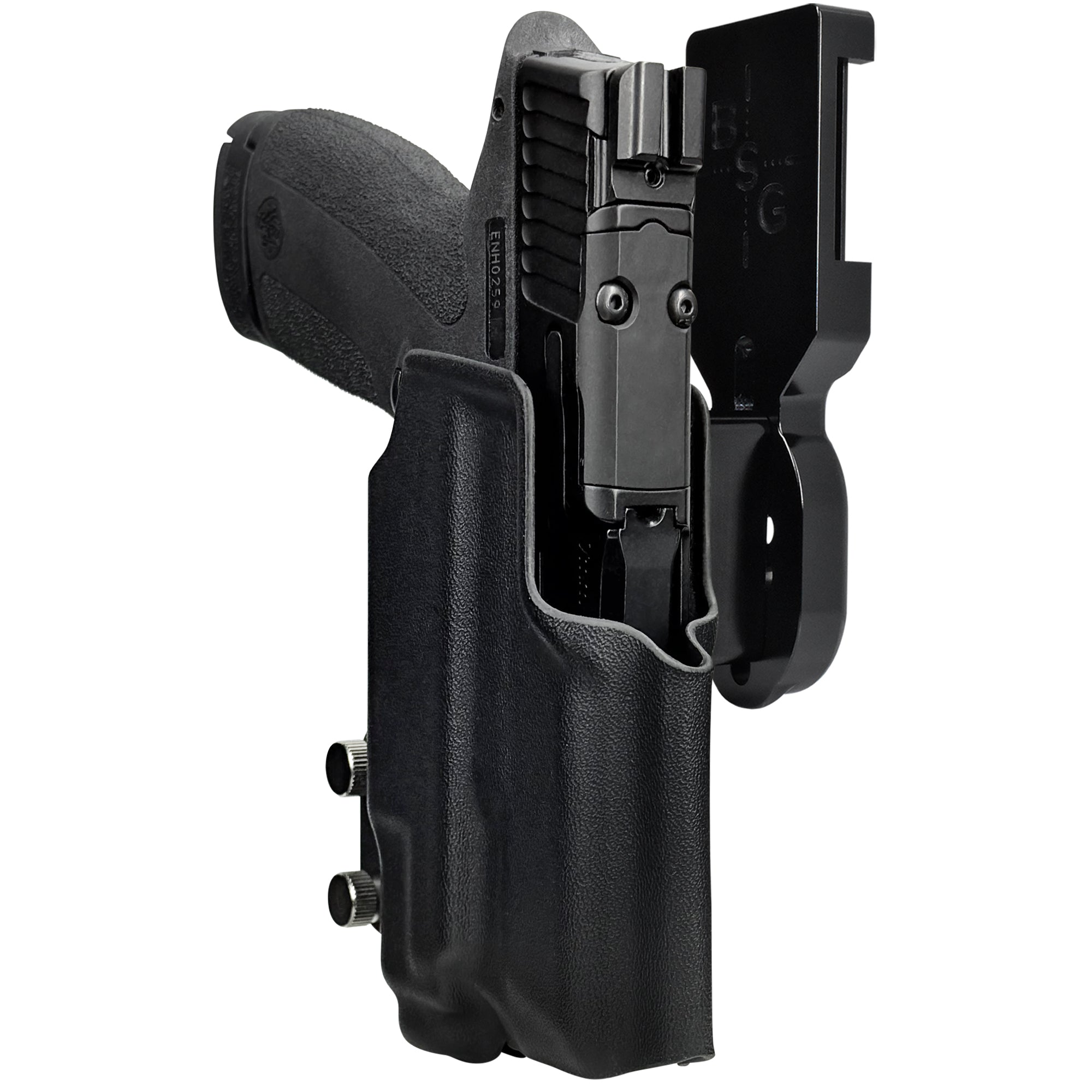SW M&P Shield X TLR7 Sub Pro Heavy Duty Competition Holster in Black / Black