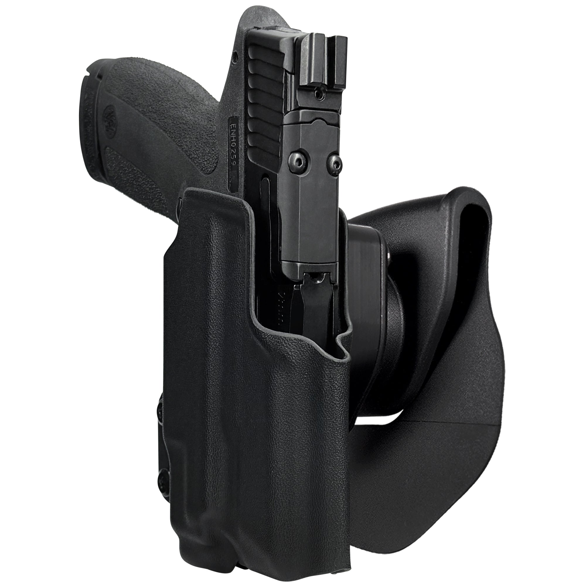 SW M&P Shield X TLR7 Sub OWB Quick Release Paddle Holster in Black