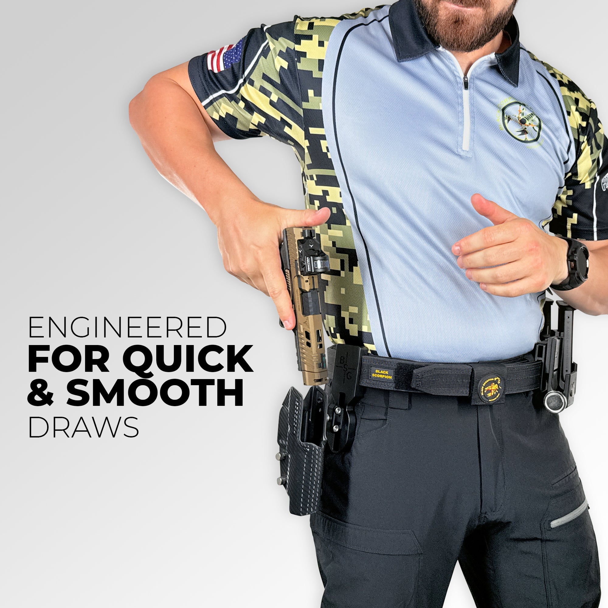 1911 5'' No Rail Pro Ball Joint Competition Holster