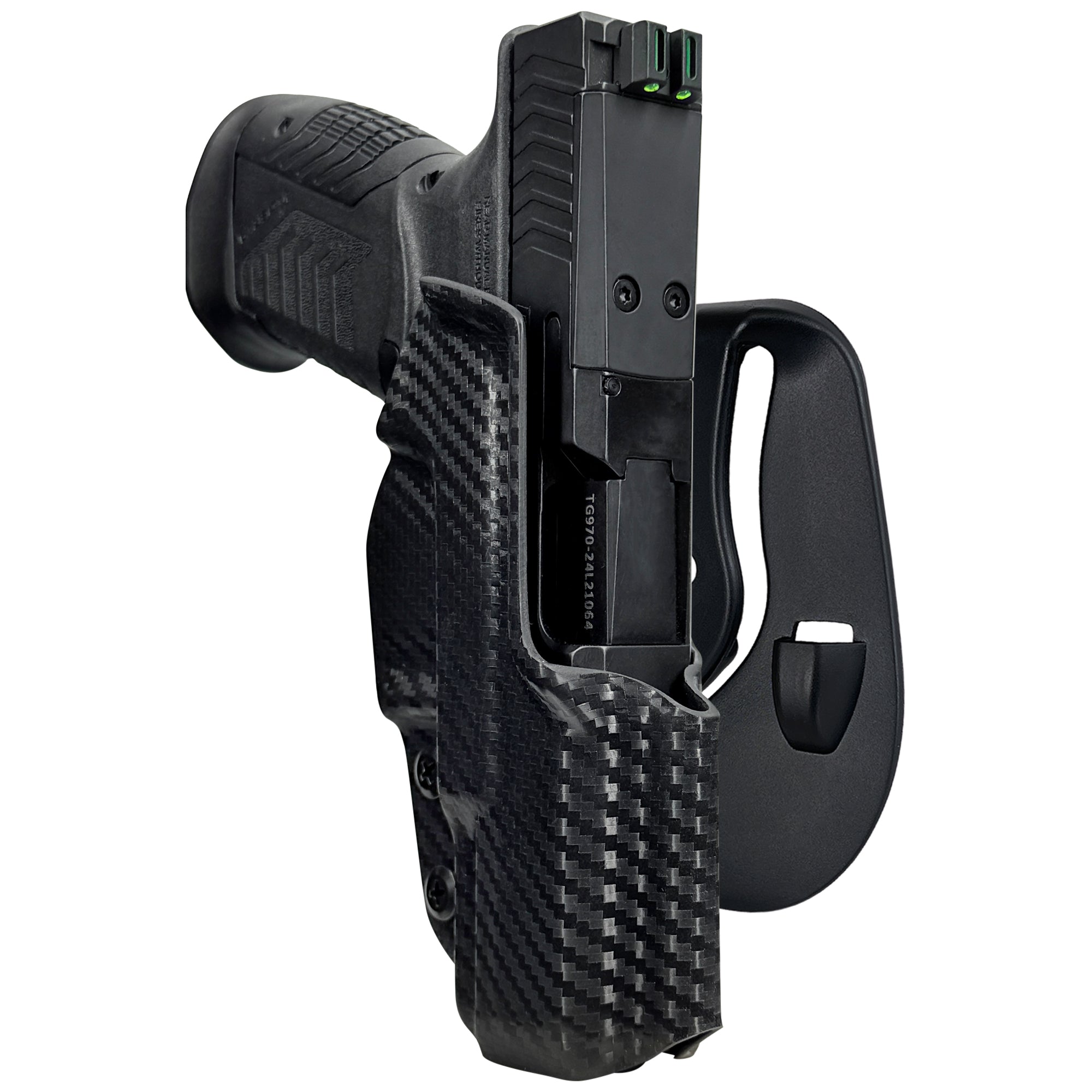 Derya DY9 OWB Paddle Holster in Carbon Fiber