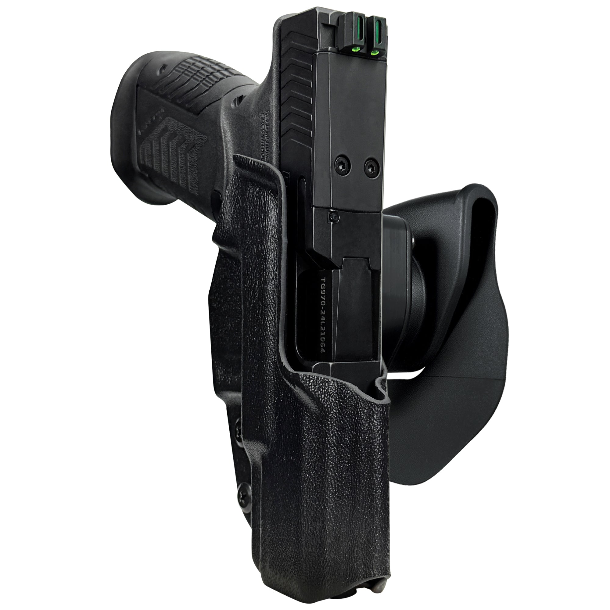 Derya DY9 OWB Quick Release Paddle Holster in Black