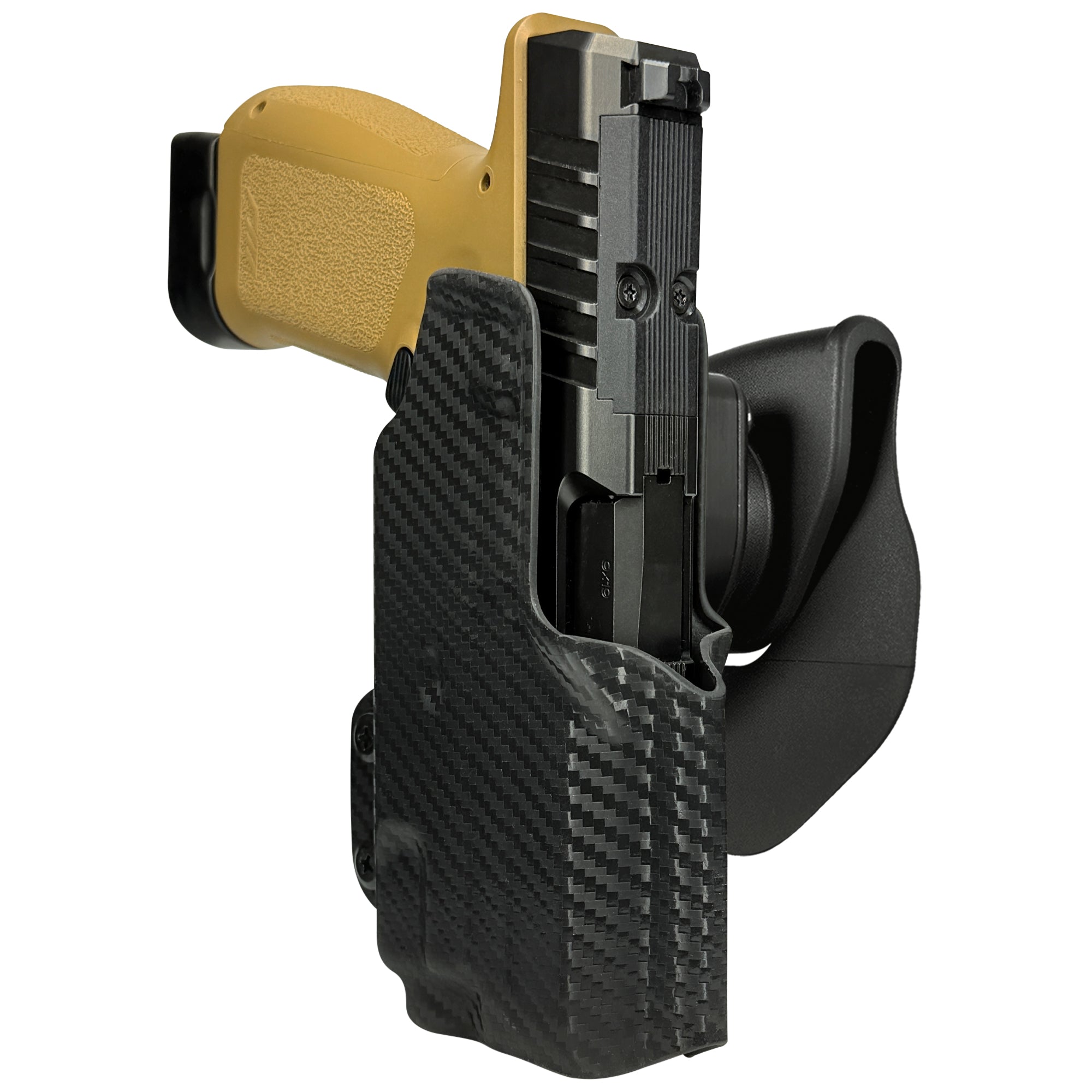 Rost Martin RM1C TLR7X OWB Quick Release Paddle Holster in Carbon Fiber