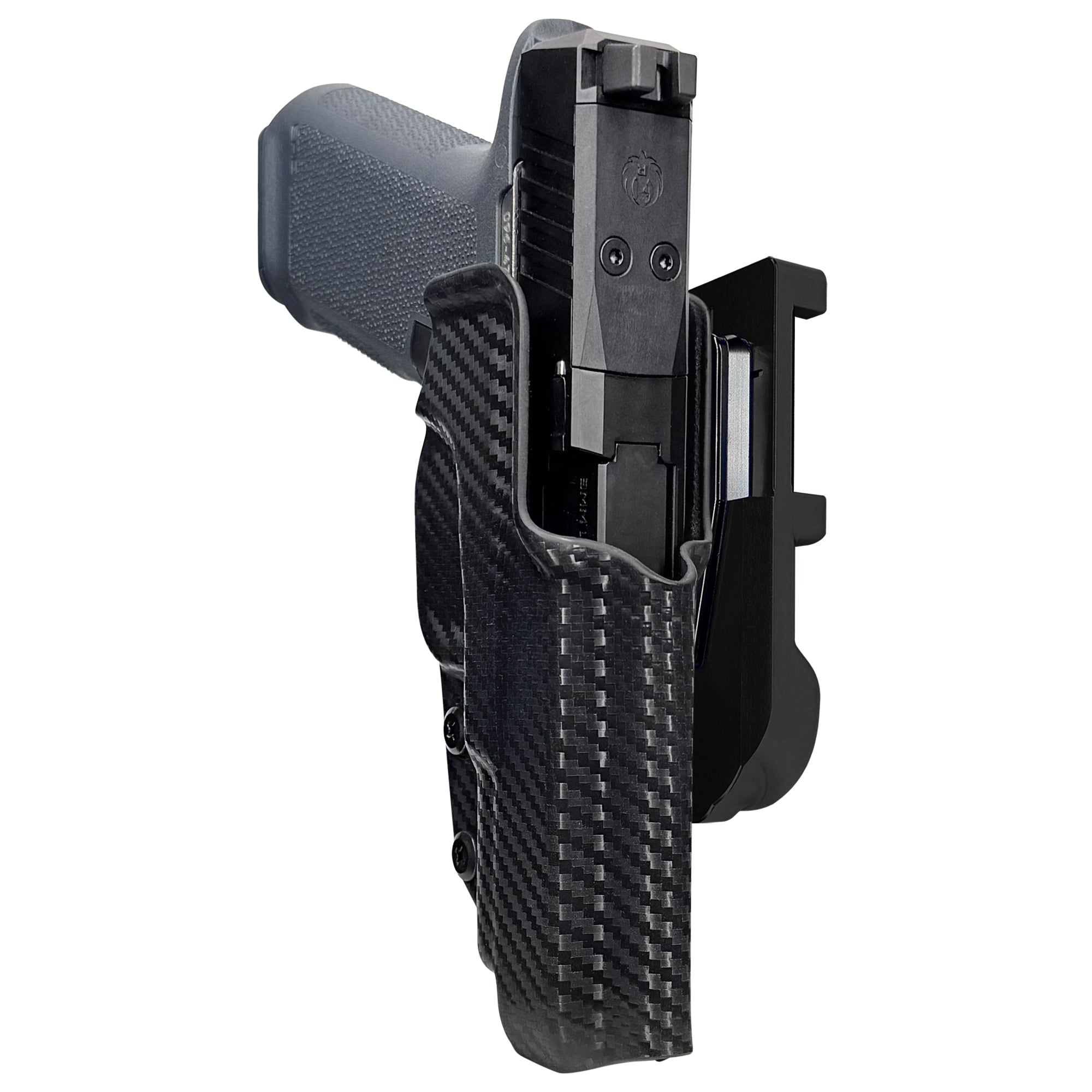 Ruger RXM 4.5'' IDPA Quick Mount Holster with Black Belt Attachment, Carbon Fiber Holster Shell