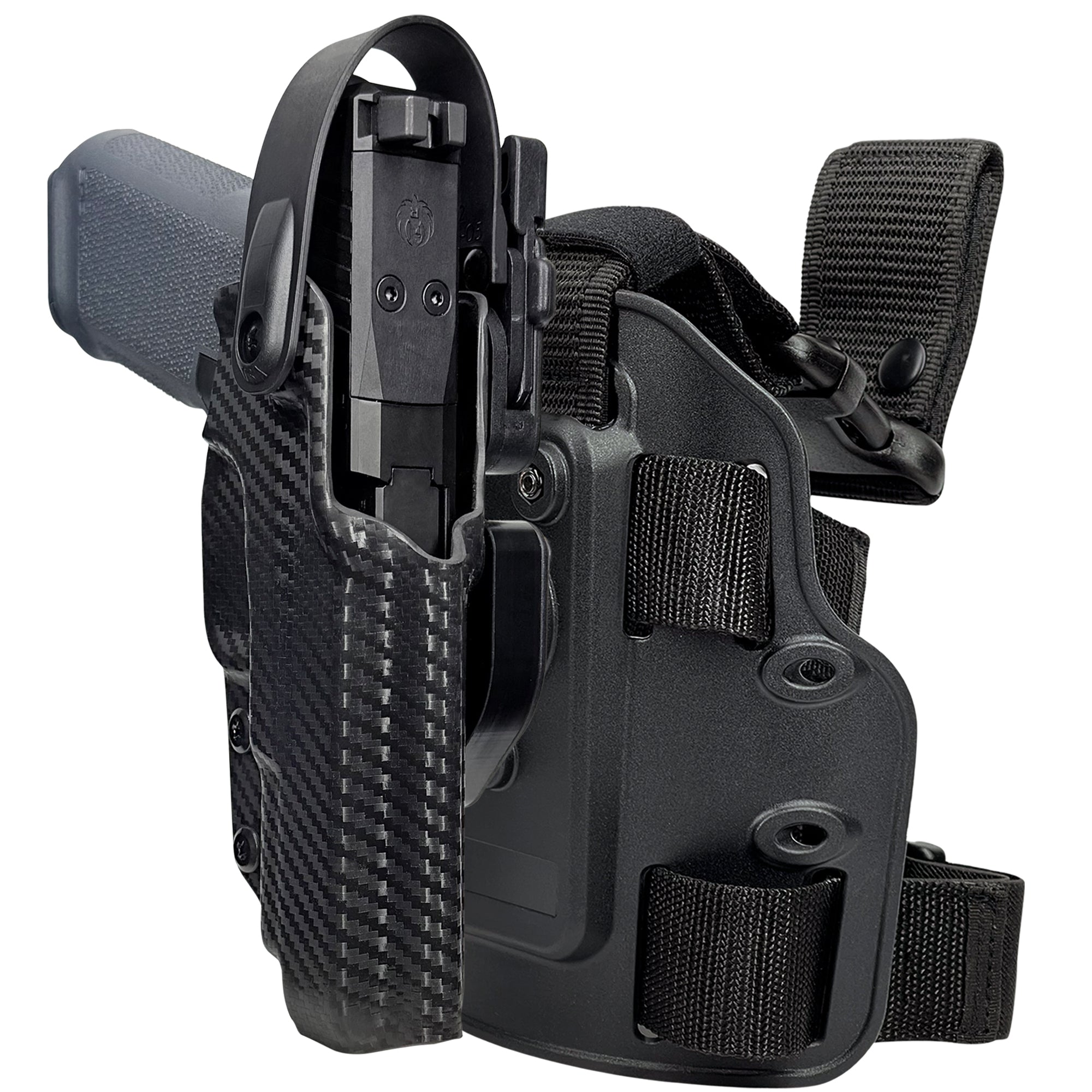 Level II Duty Drop Leg Holster for Ruger RXM 4.5''