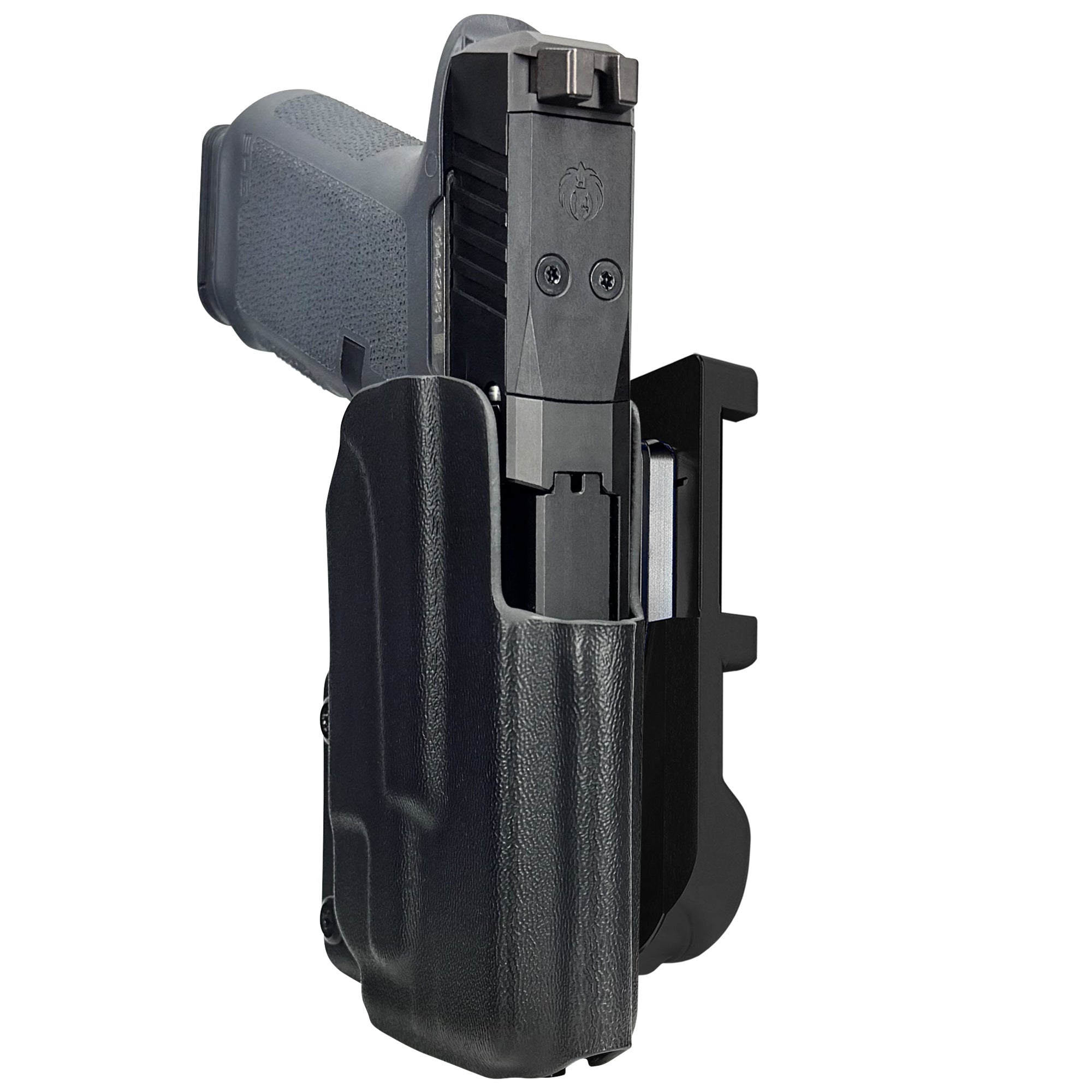 Ruger RXM TLR7X IDPA Quick Mount Holster with Black Belt Attachment, Black Holster Shell