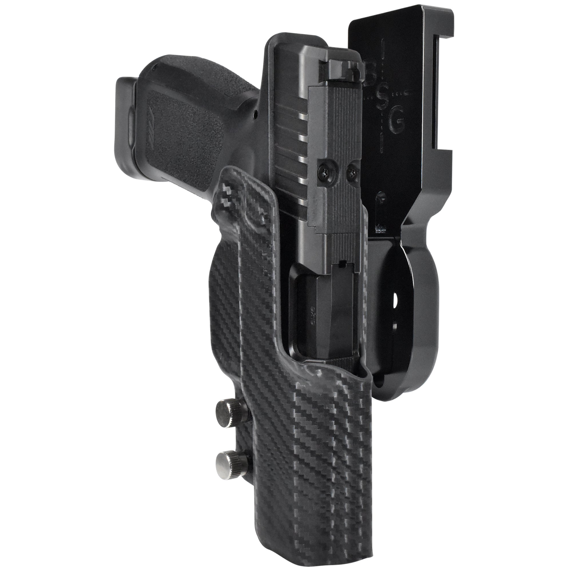 Rost Martin RM1C Pro Heavy Duty Competition Holster in Black / Carbon Fiber