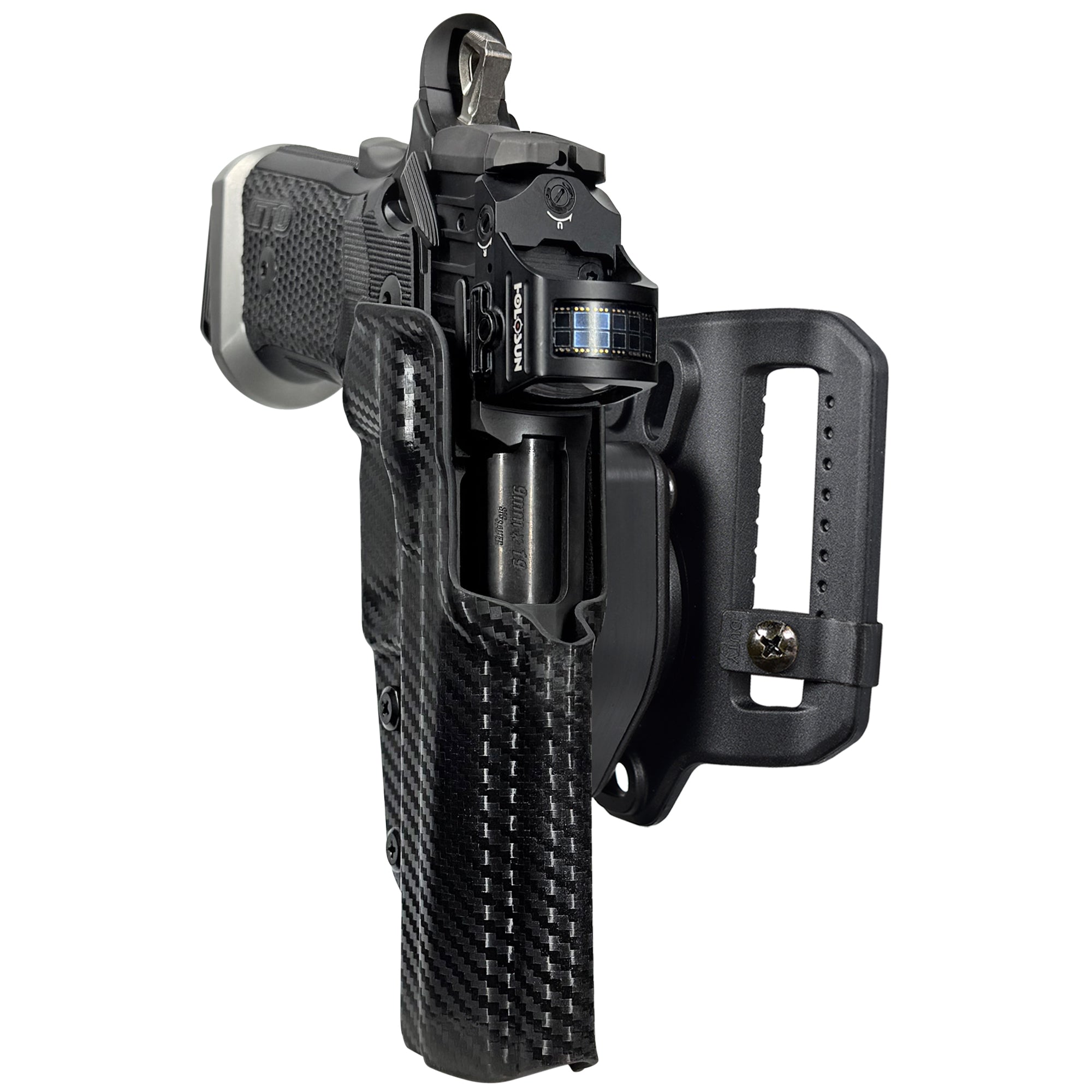 Sig Sauer P211-GTO Quick Release Belt Loop Holster in Carbon Fiber