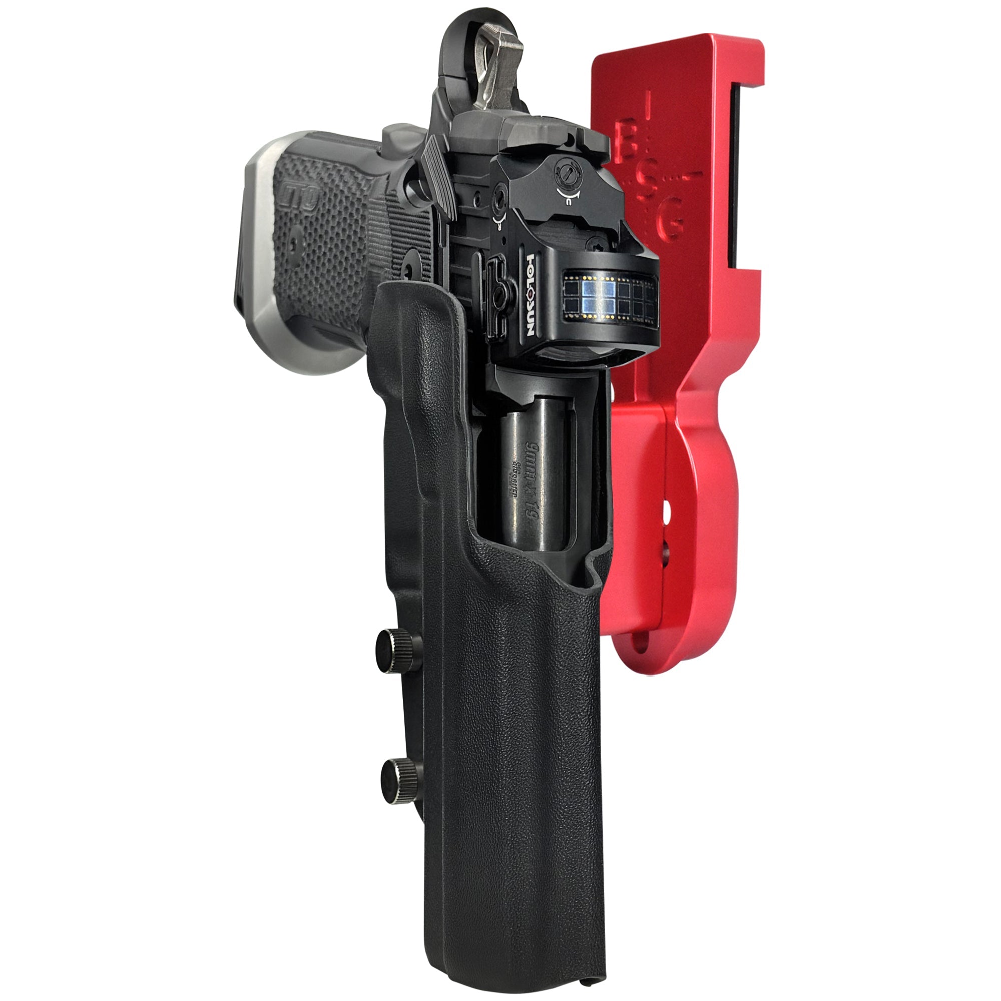 Sig Sauer P211-GTO Pro Heavy Duty Competition Holster in Red / Black