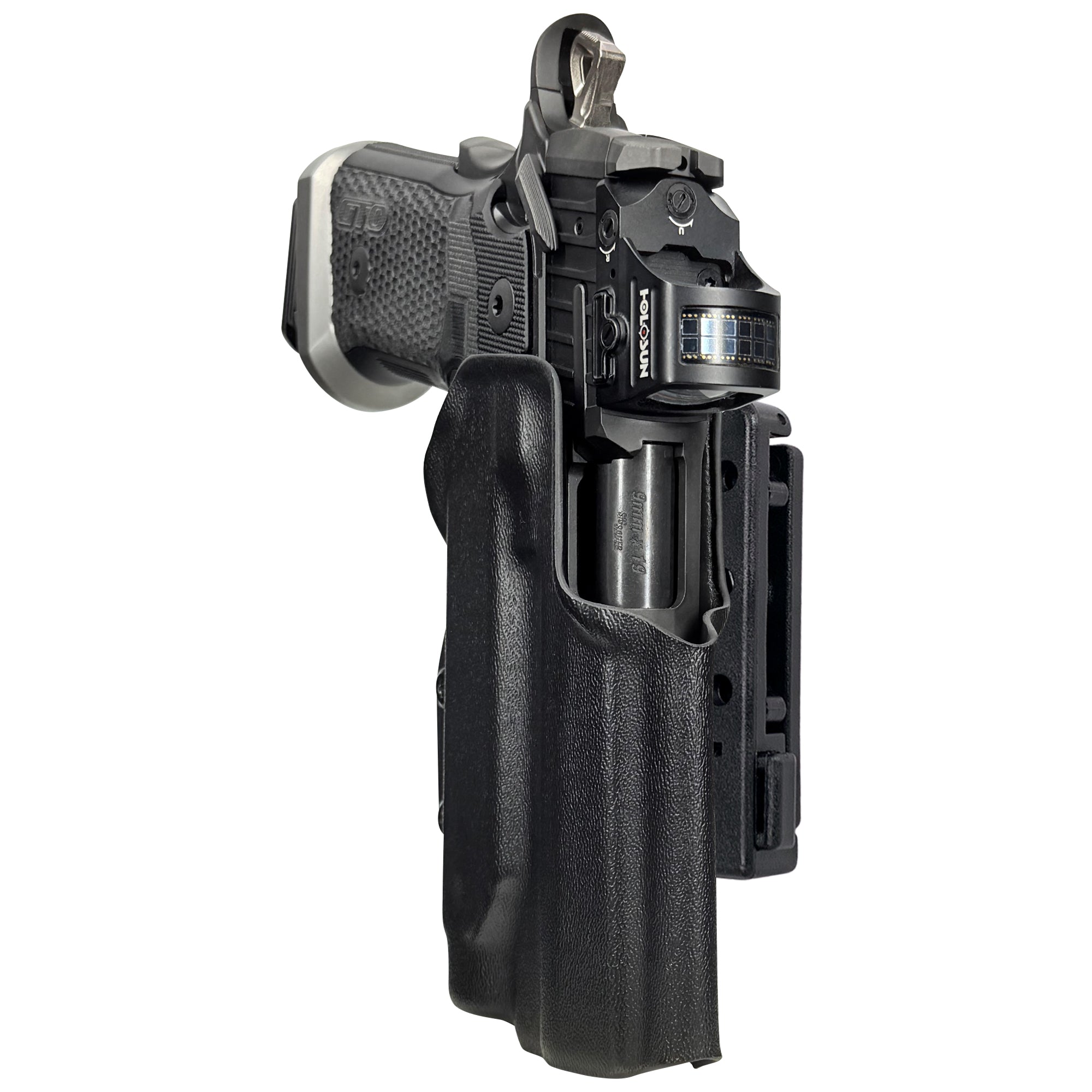 Sig P211 w Holosun P.ID Pro IDPA Competition Holster in Black
