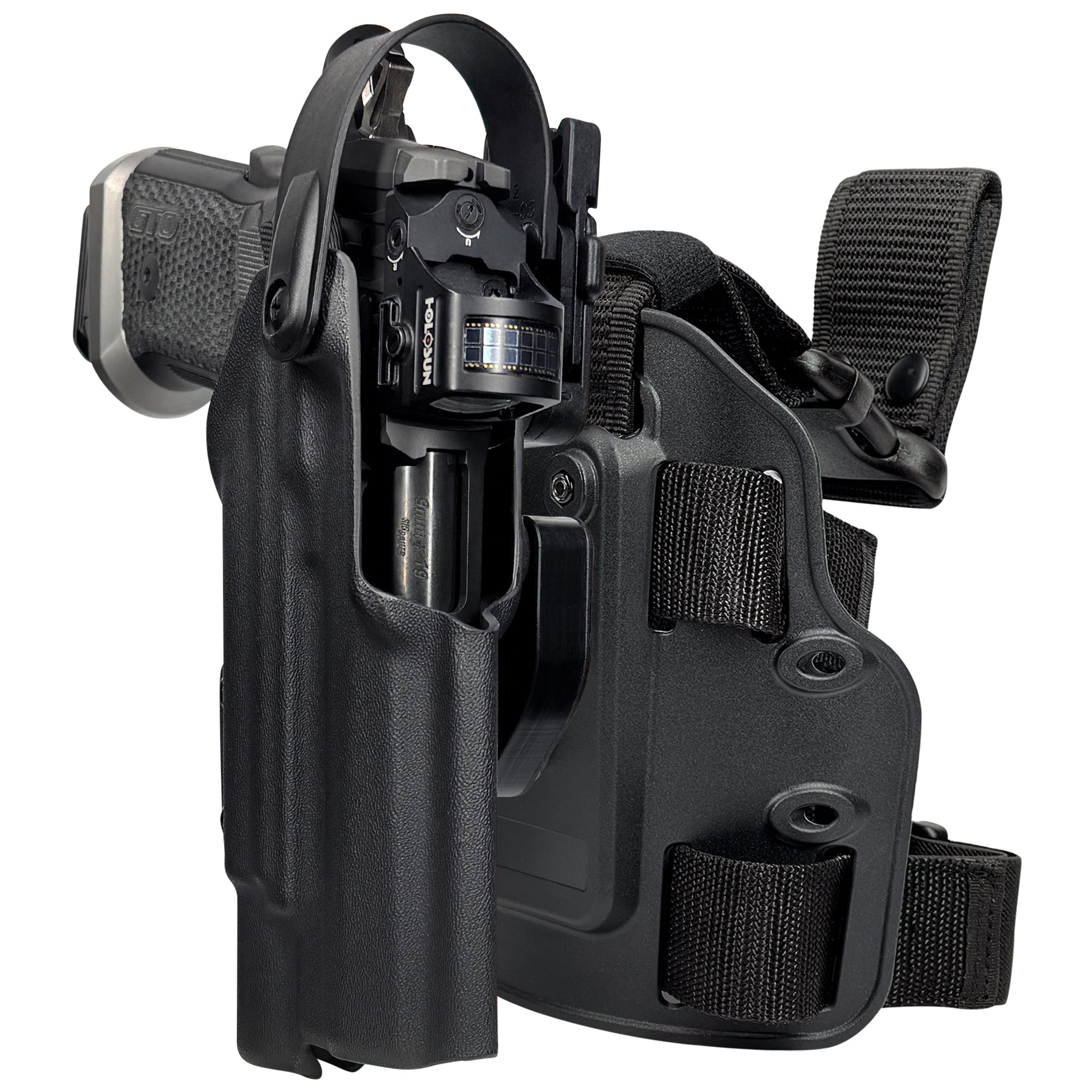 Level II Duty Drop Leg Holster for Sig P211 w X300U-A in Black