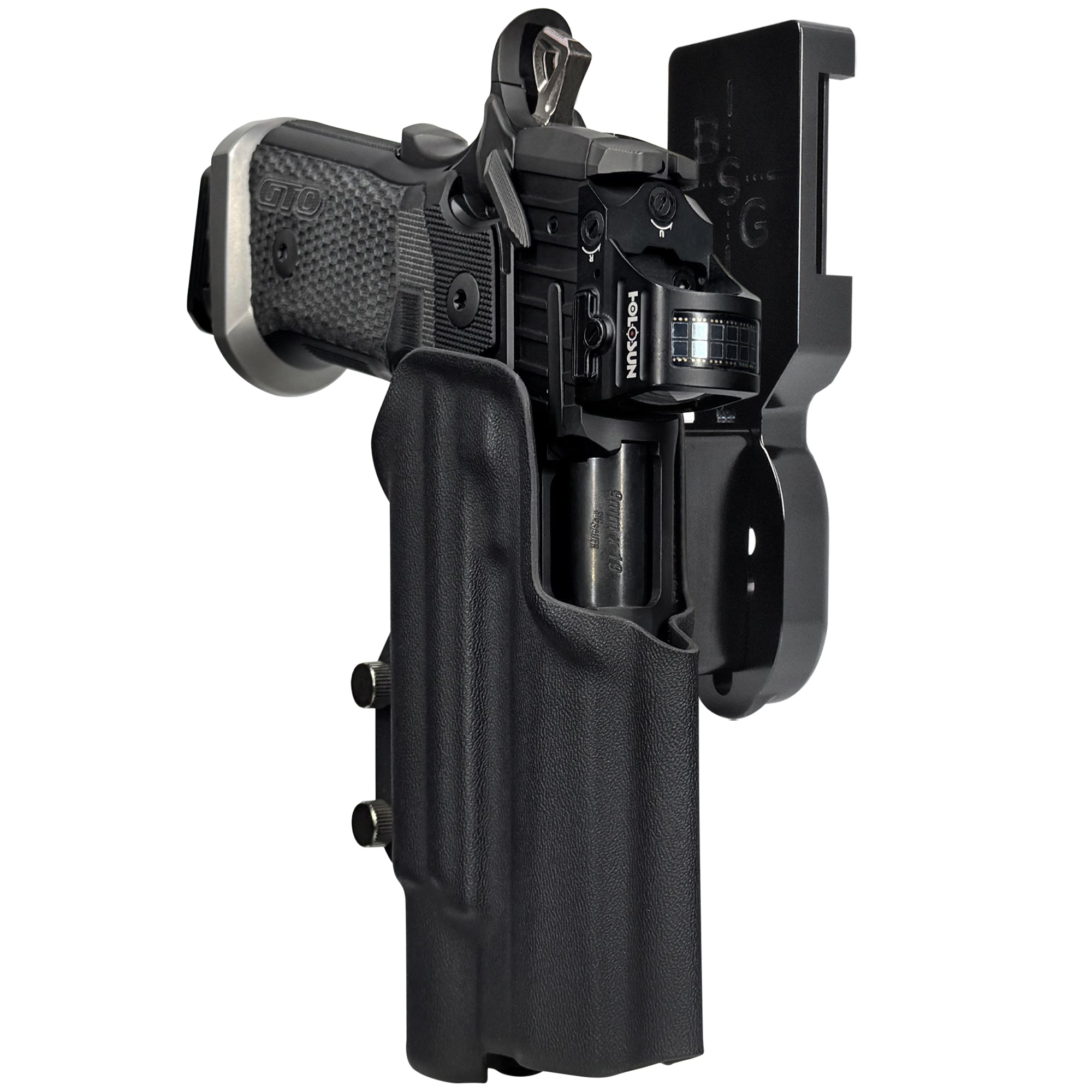 Sig P211 w X300U-A Pro Heavy Duty Competition Holster in Black / Black