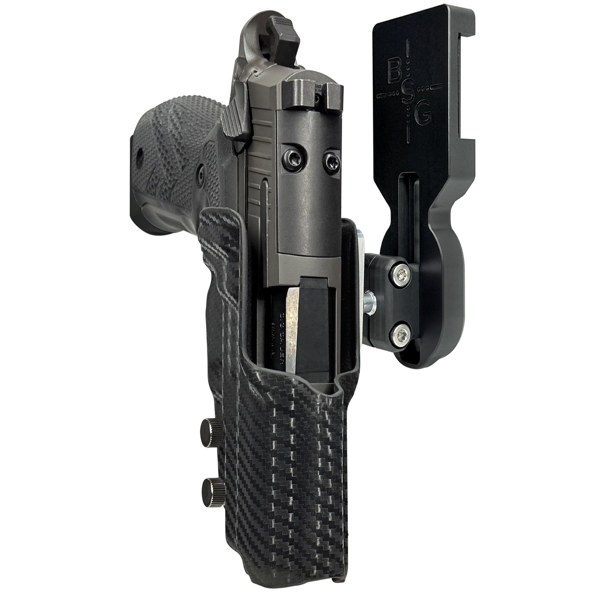 Sig P226 XCarry Legion Pro Ball Joint Competition Holster in Carbon Fiber