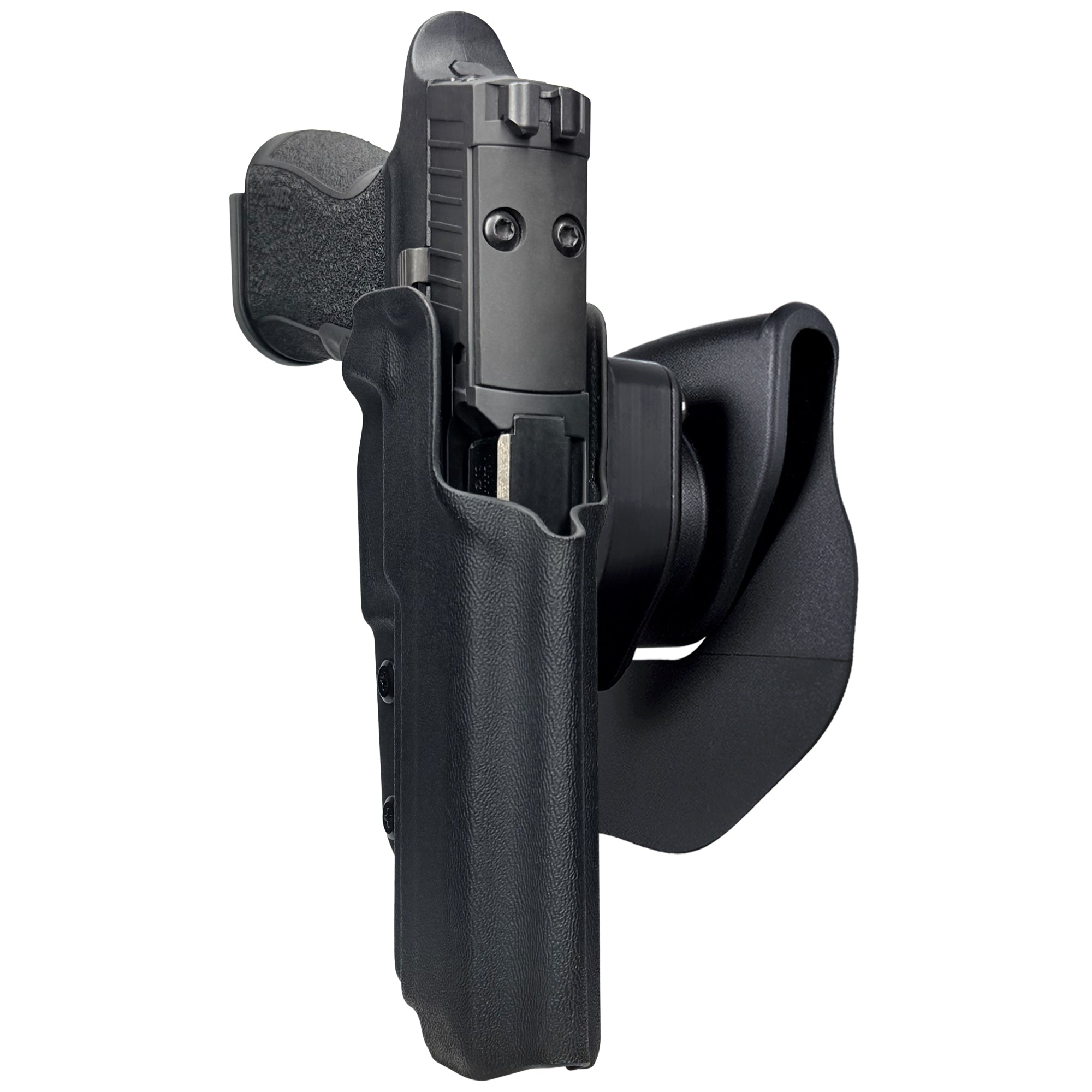 Sig P320 XTEN OWB Quick Release Paddle Holster in Black