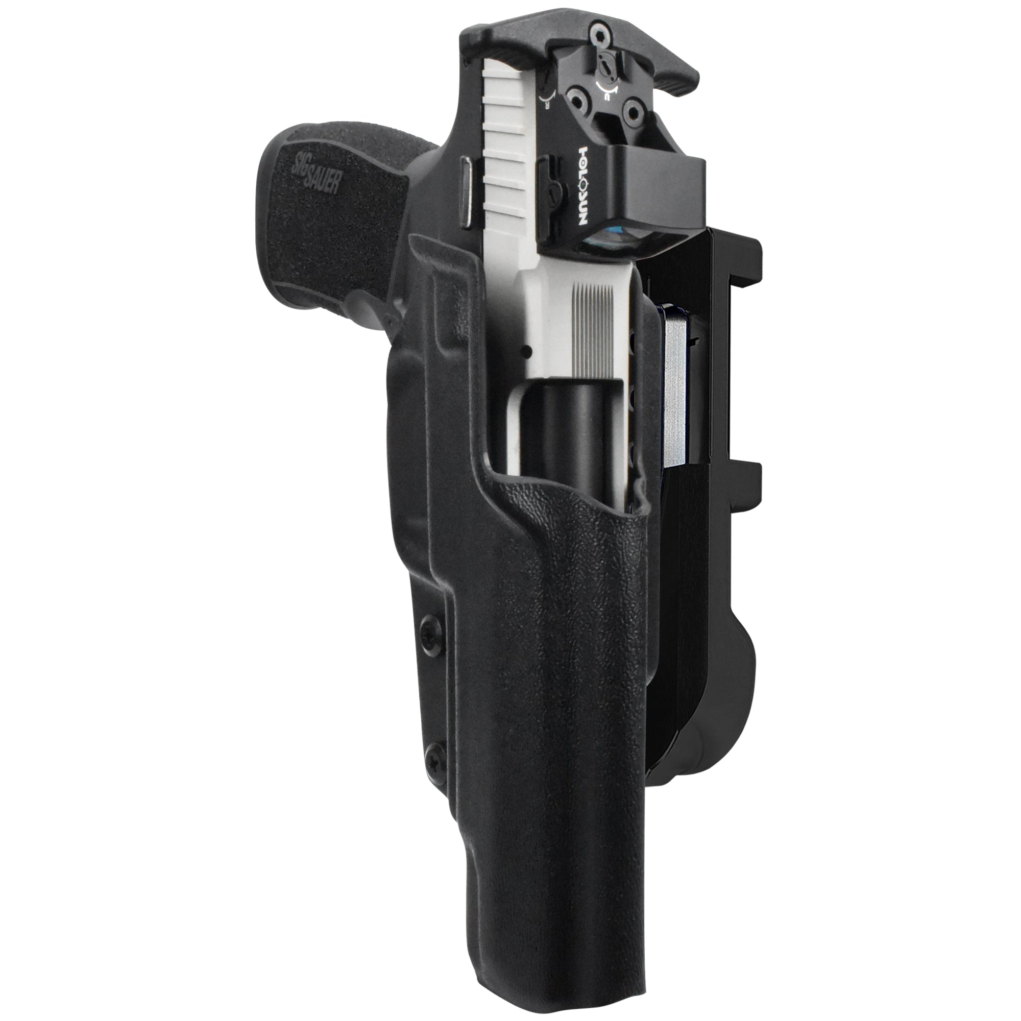 Sig Sauer P322 COMP IDPA Quick Mount Holster with Black Belt Attachment, Black Holster Shell