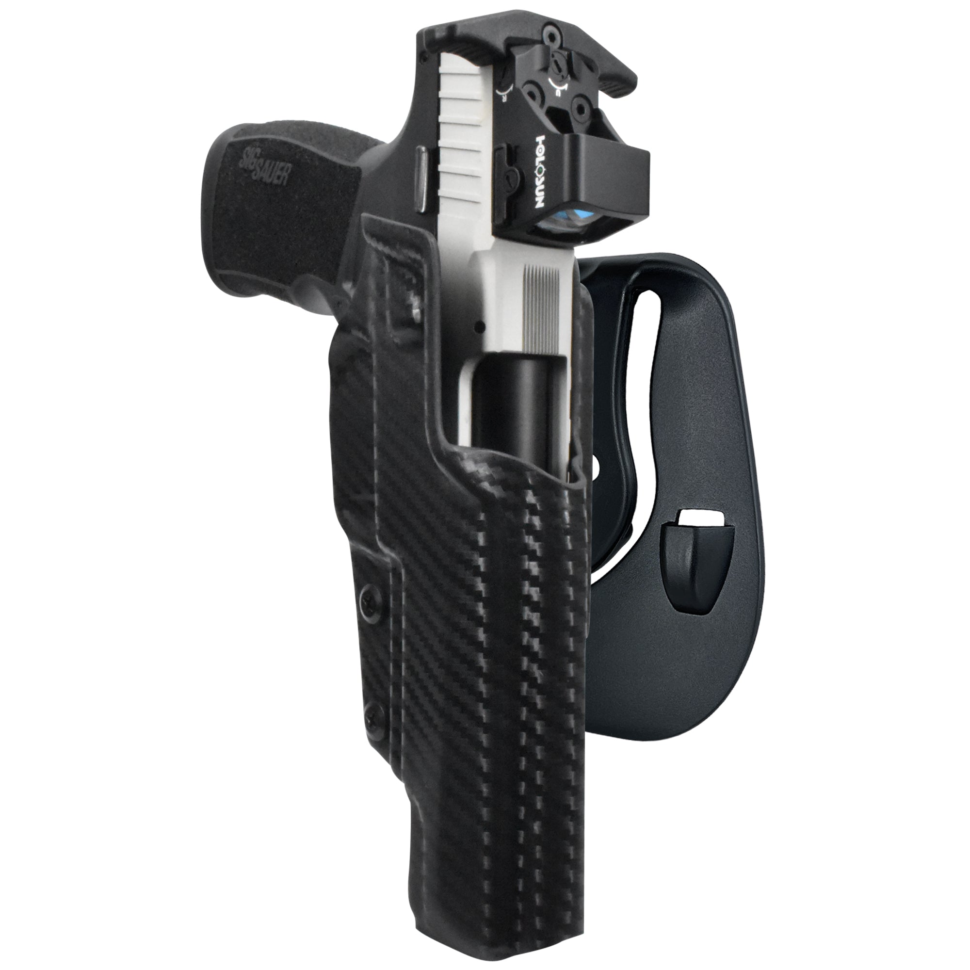 Sig Sauer P322-COMP OWB Paddle Holster in Carbon Fiber