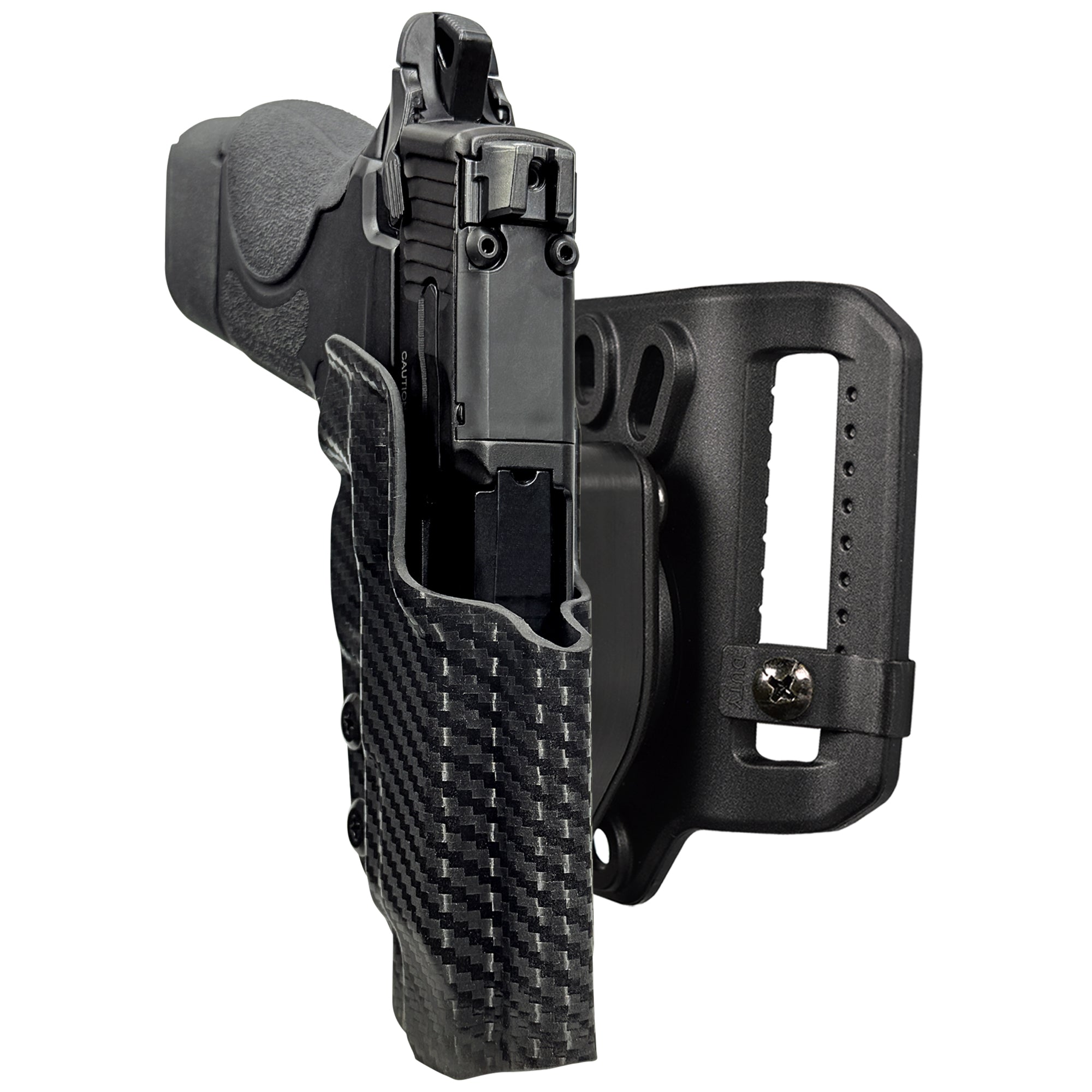 S&W CSX E-Series 3.6in Quick Release Belt Loop Holster in Carbon Fiber