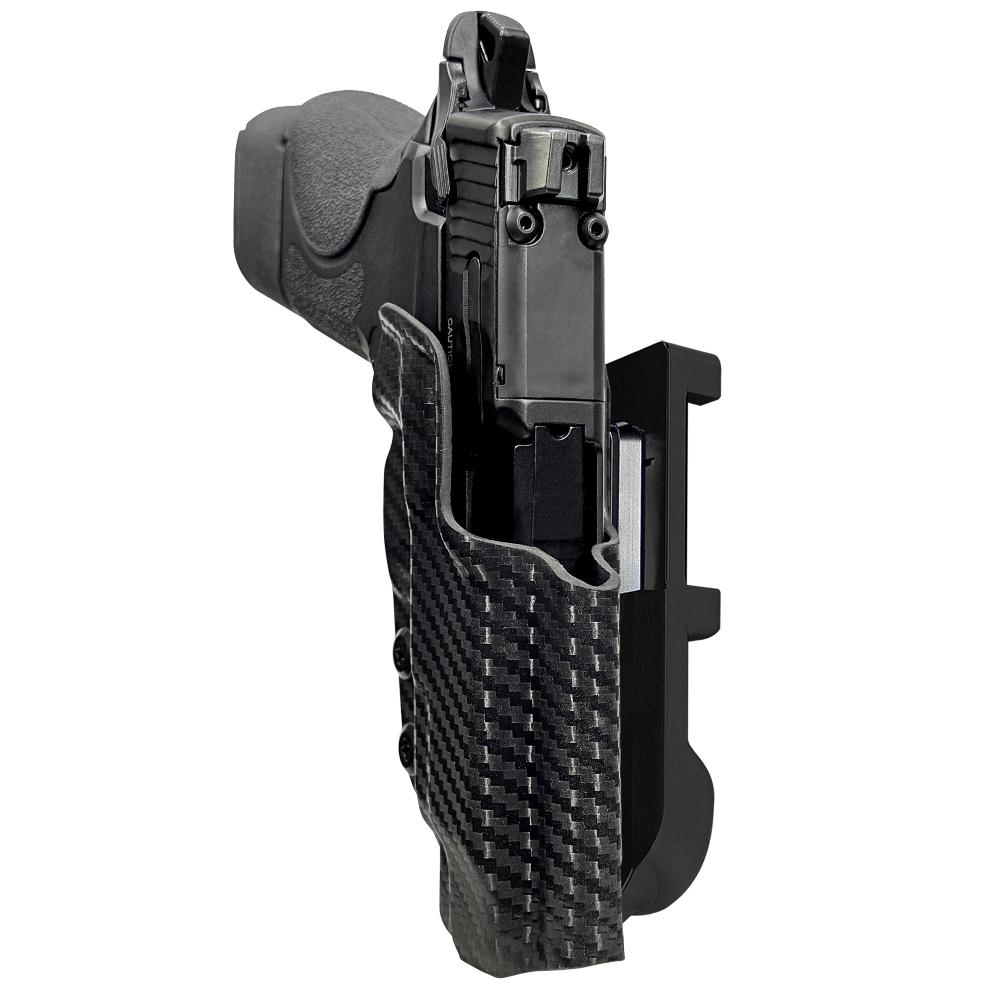 S&W CSX E-Series 3.6'' IDPA Quick Mount Holster with Black Belt Attachment, Carbon Fiber Holster Shell