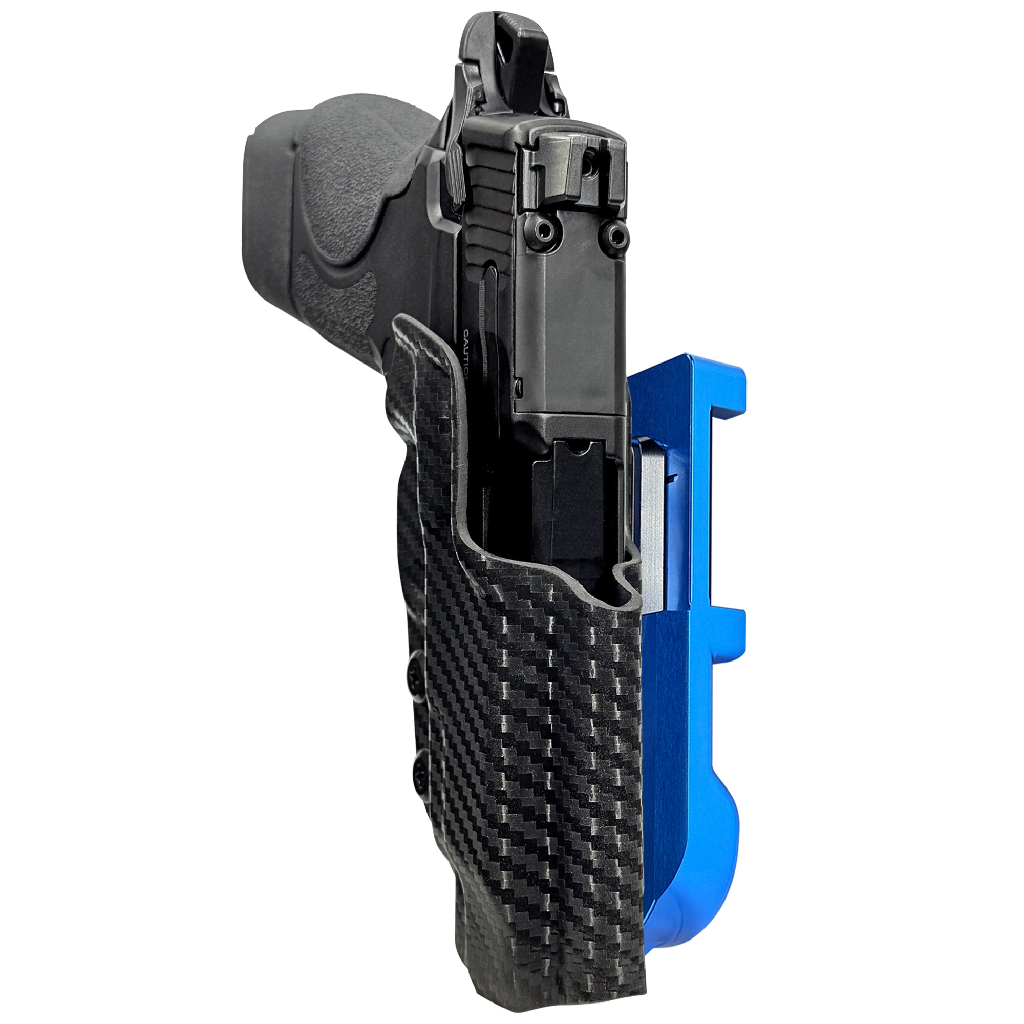 S&W CSX E-Series 3.6'' IDPA Quick Mount Holster with Blue Belt Attachment, Carbon Fiber Holster Shell