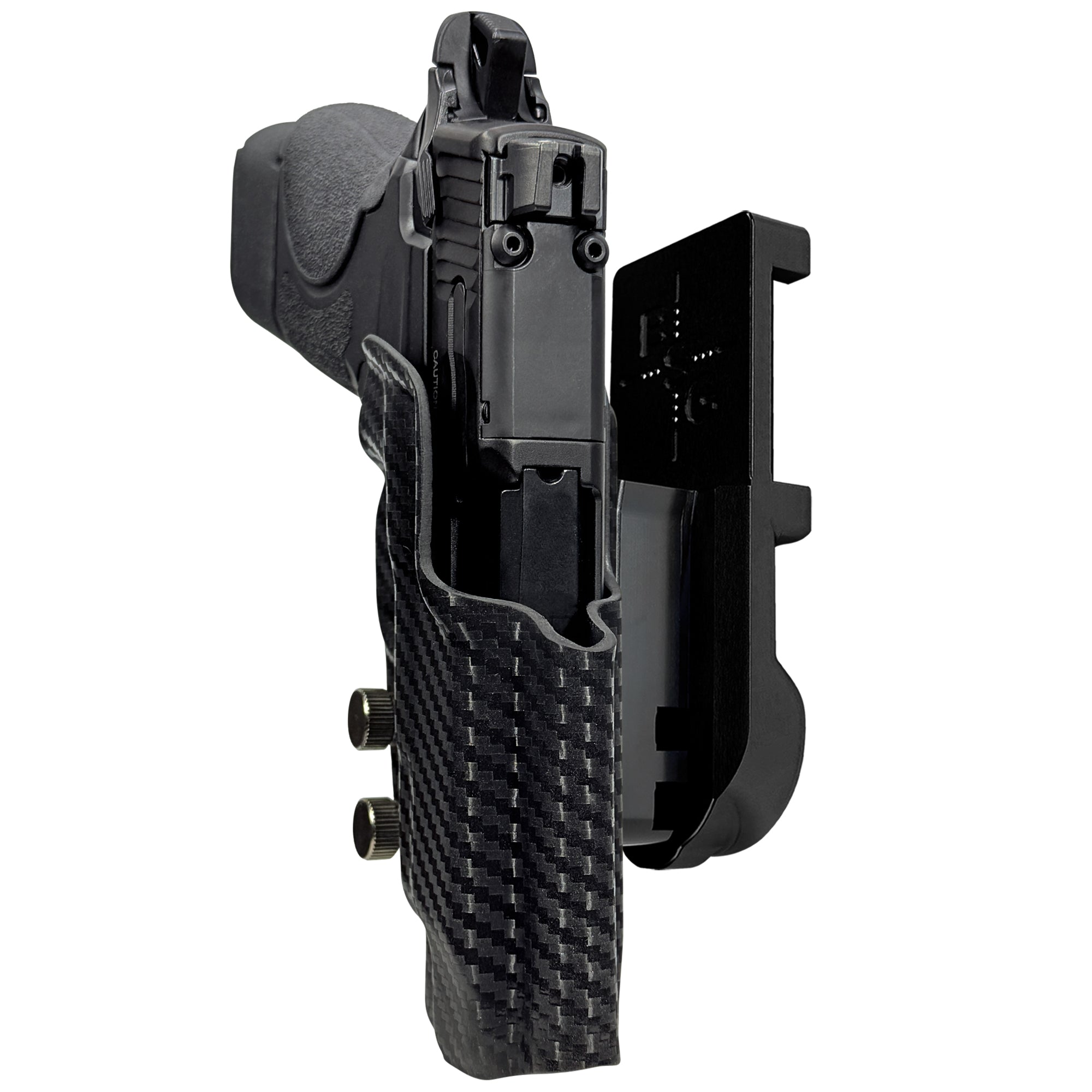 S&W CSX E-Series 3.6'' IPSC/USPA Quick Mount Holster with Black Belt Attachment, Carbon Fiber Holster Shell