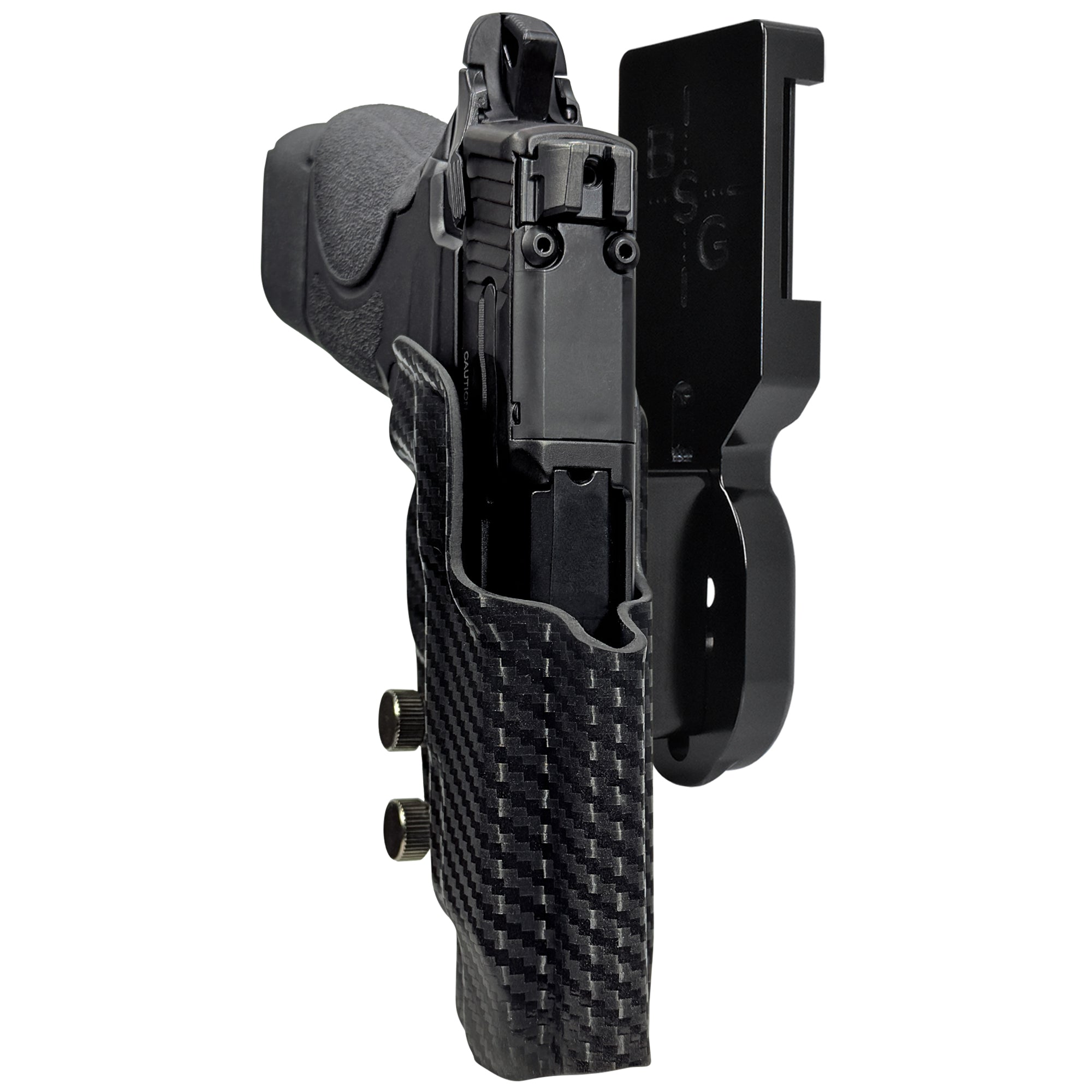 S&W CSX E-Series 3.6in Pro Heavy Duty Competition Holster in Black / Carbon Fiber