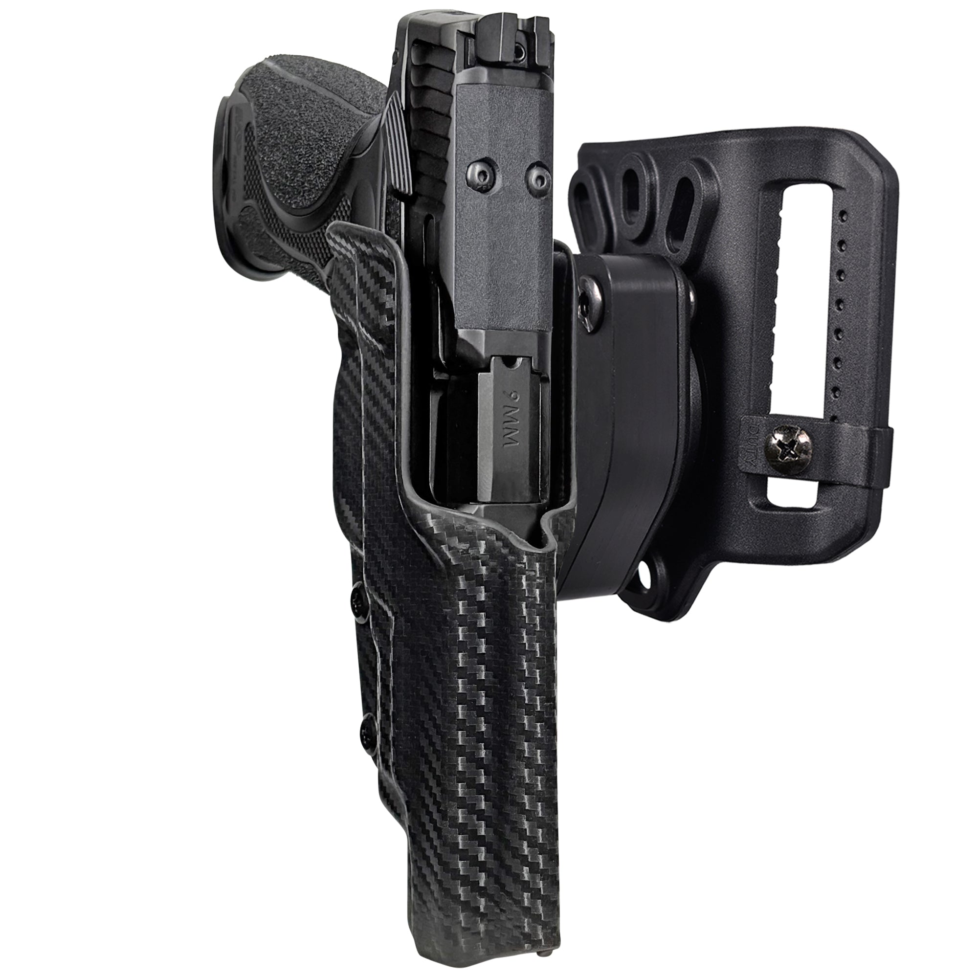 S&W M&P9 M2.0 Metal HD Quick Release Belt Loop Holster in Carbon Fiber