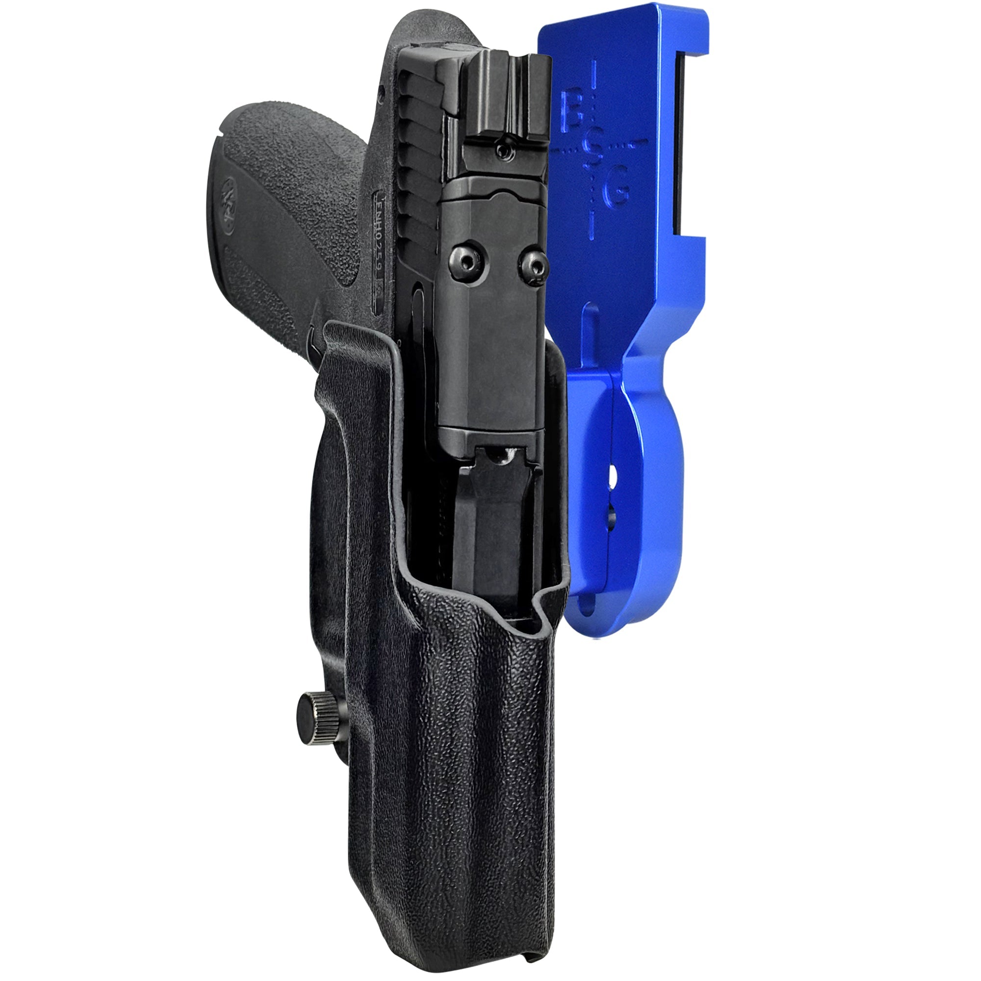 S&W M&P Shield X Pro Heavy Duty Competition Holster in Blue / Black