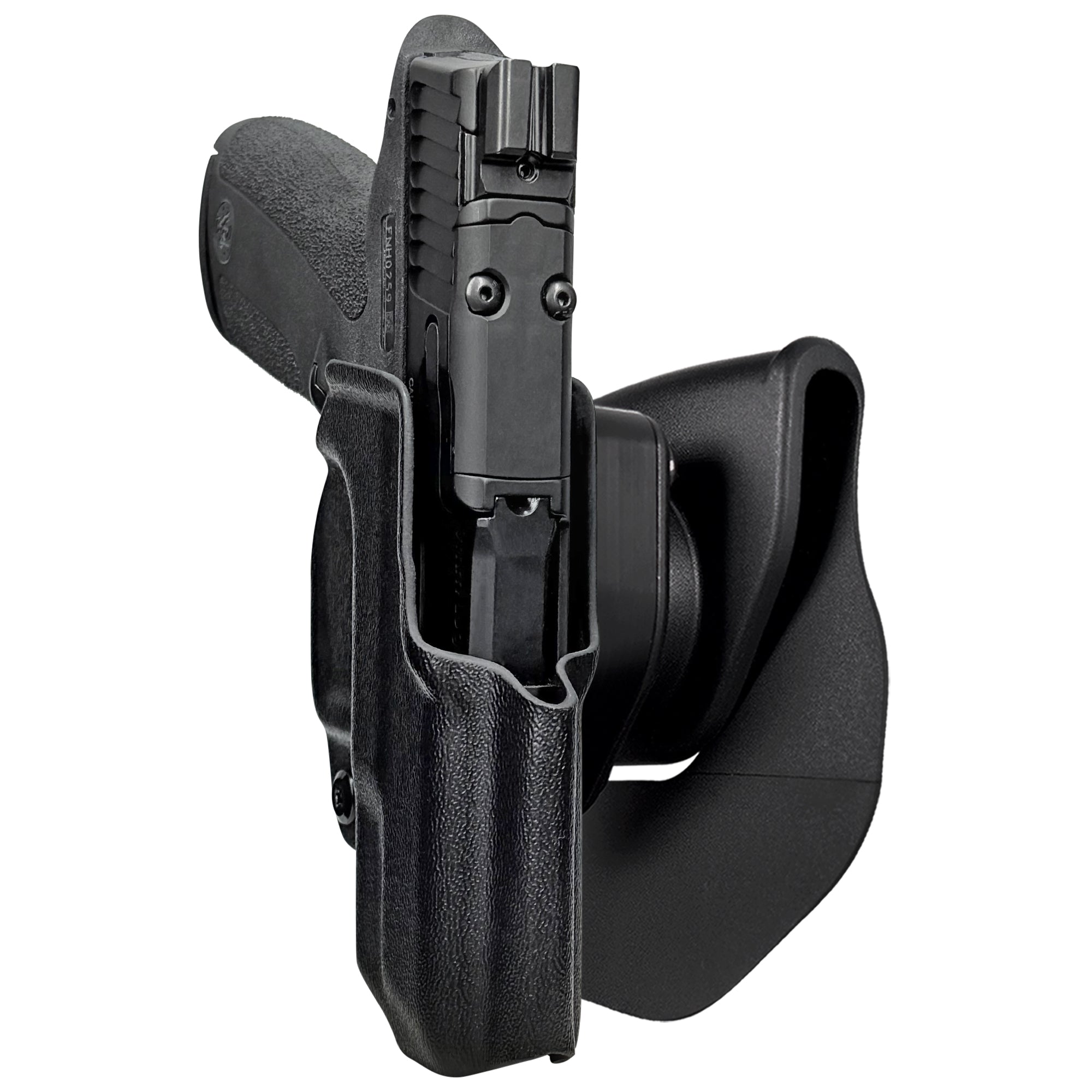 S&W M&P Shield X OWB Quick Release Paddle Holster in Black