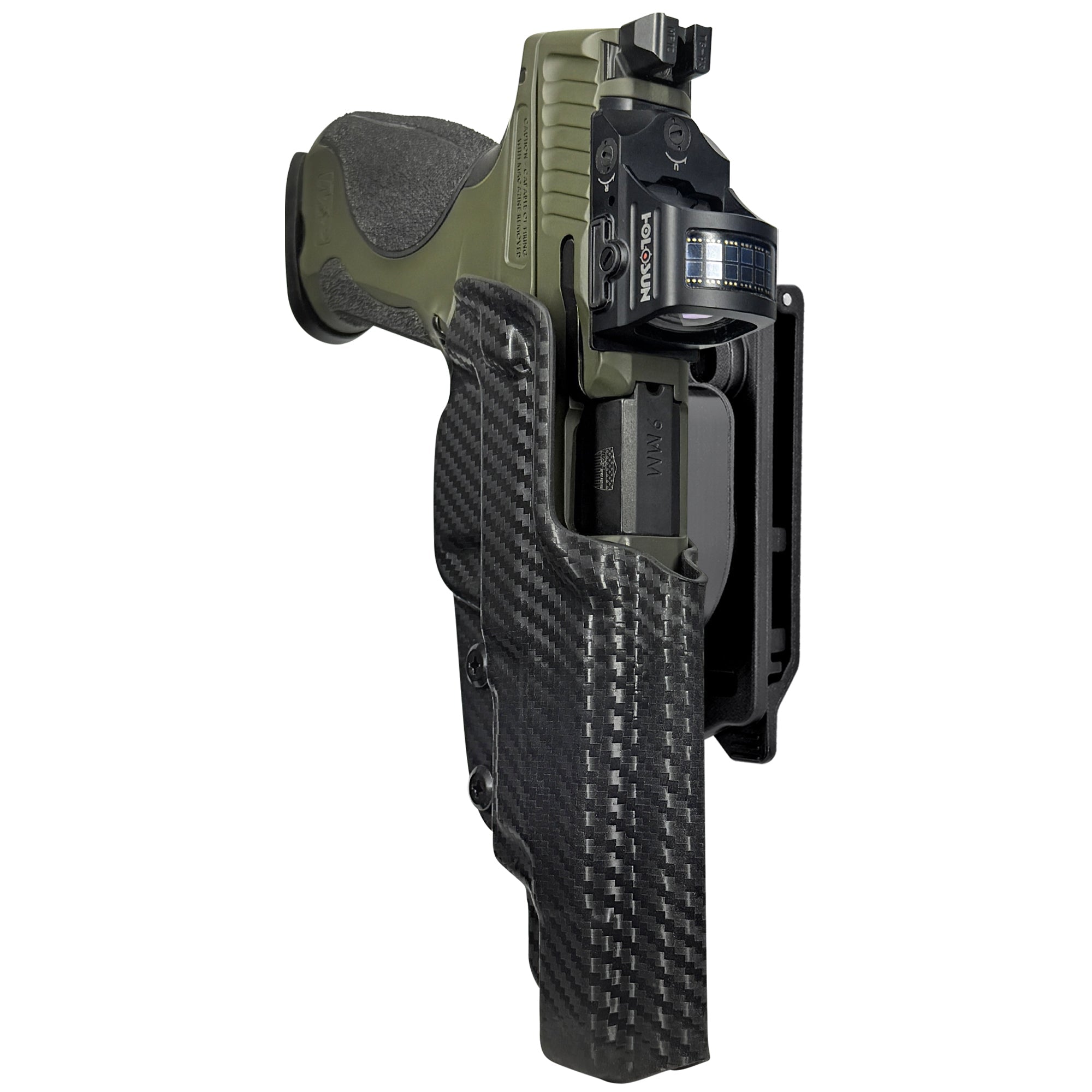 S&W MP9 Spec Series Quick Release IDPA Holster in Carbon Fiber