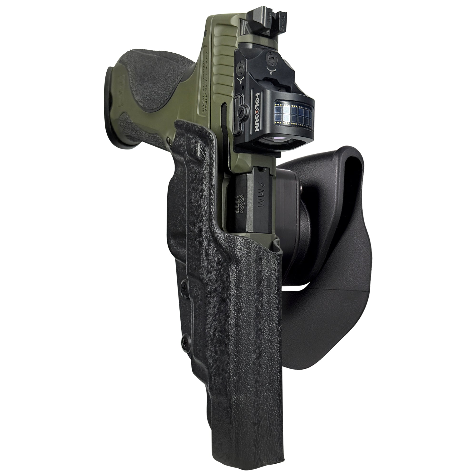 S&W MP9 Spec Series OWB Quick Release Paddle Holster in Black