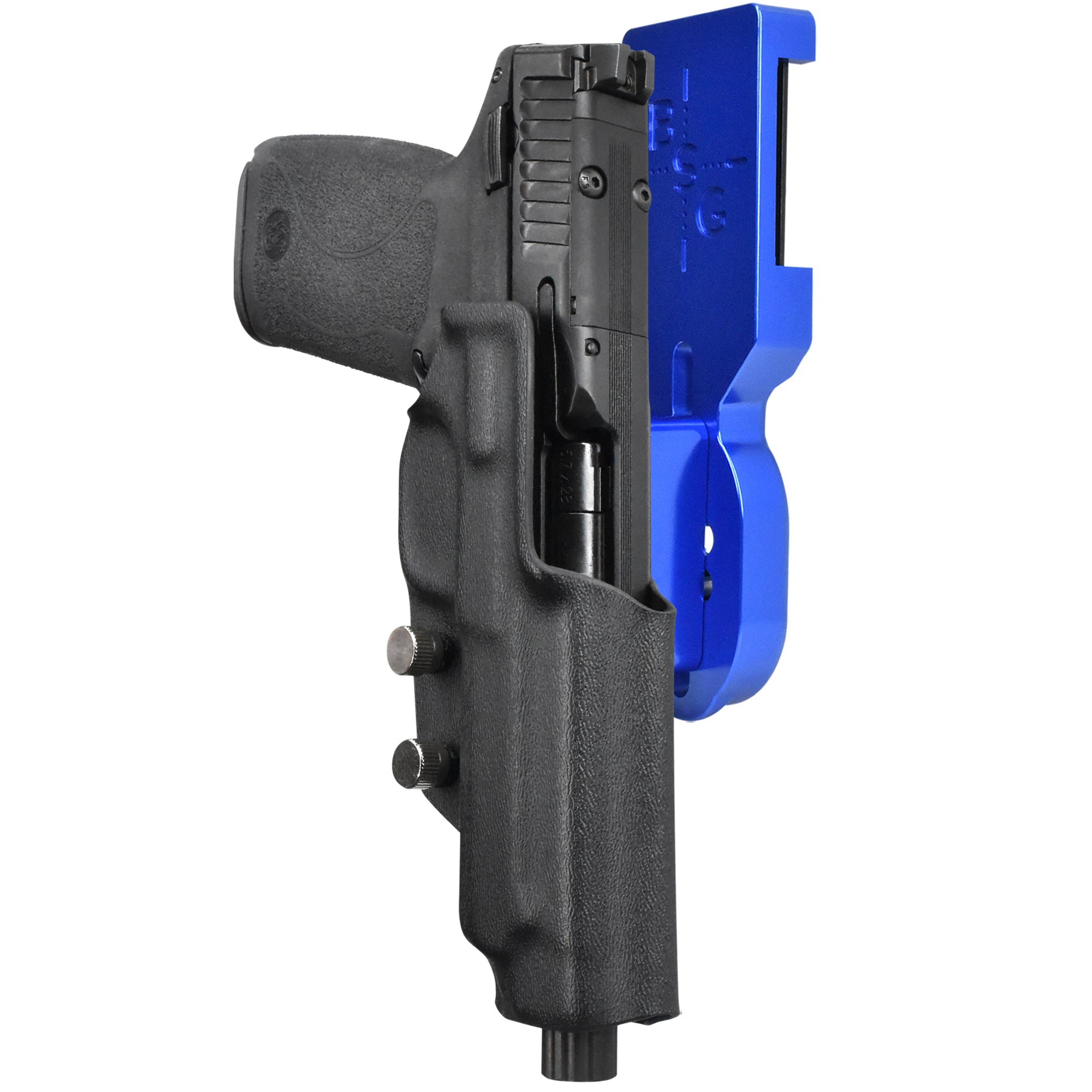 Smith and Wesson M&P 5.7 Pro Heavy Duty Competition Holster in Blue / Black