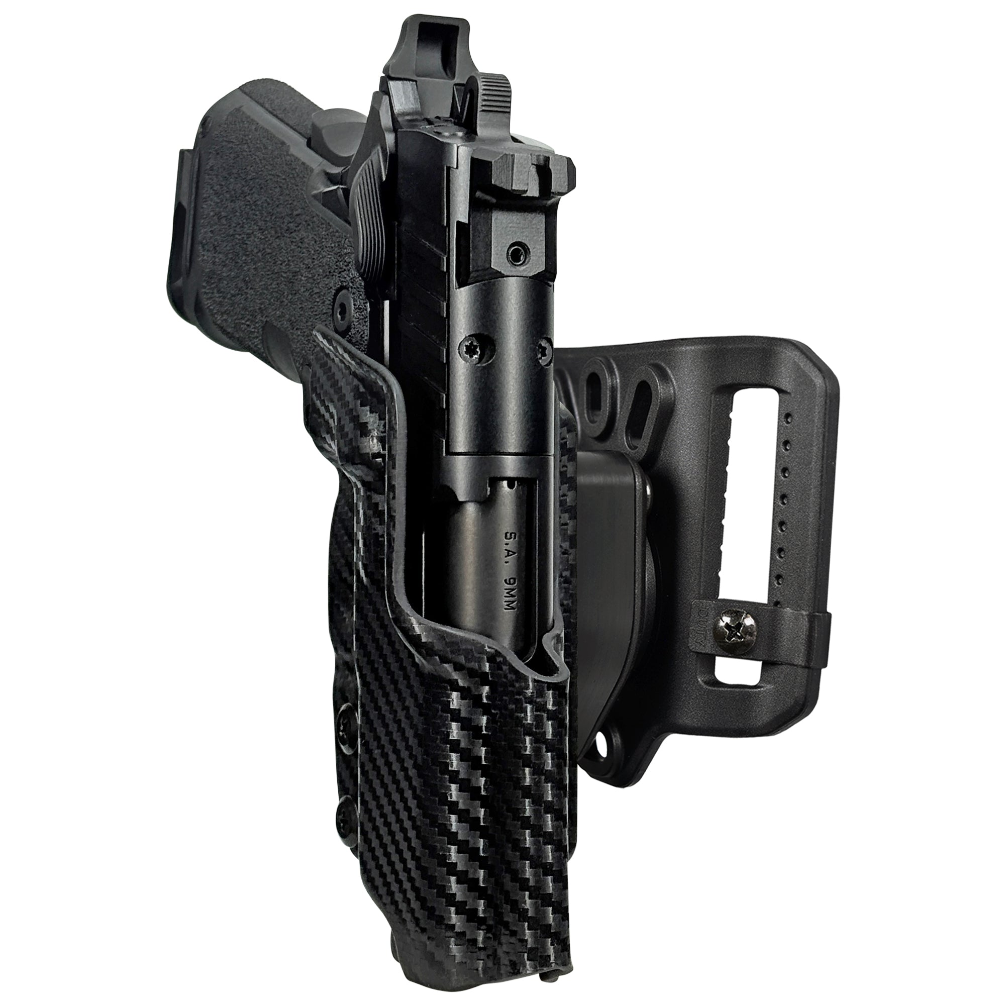 Springfield Prodigy 3.5'' Quick Release Belt Loop Holster in Carbon Fiber