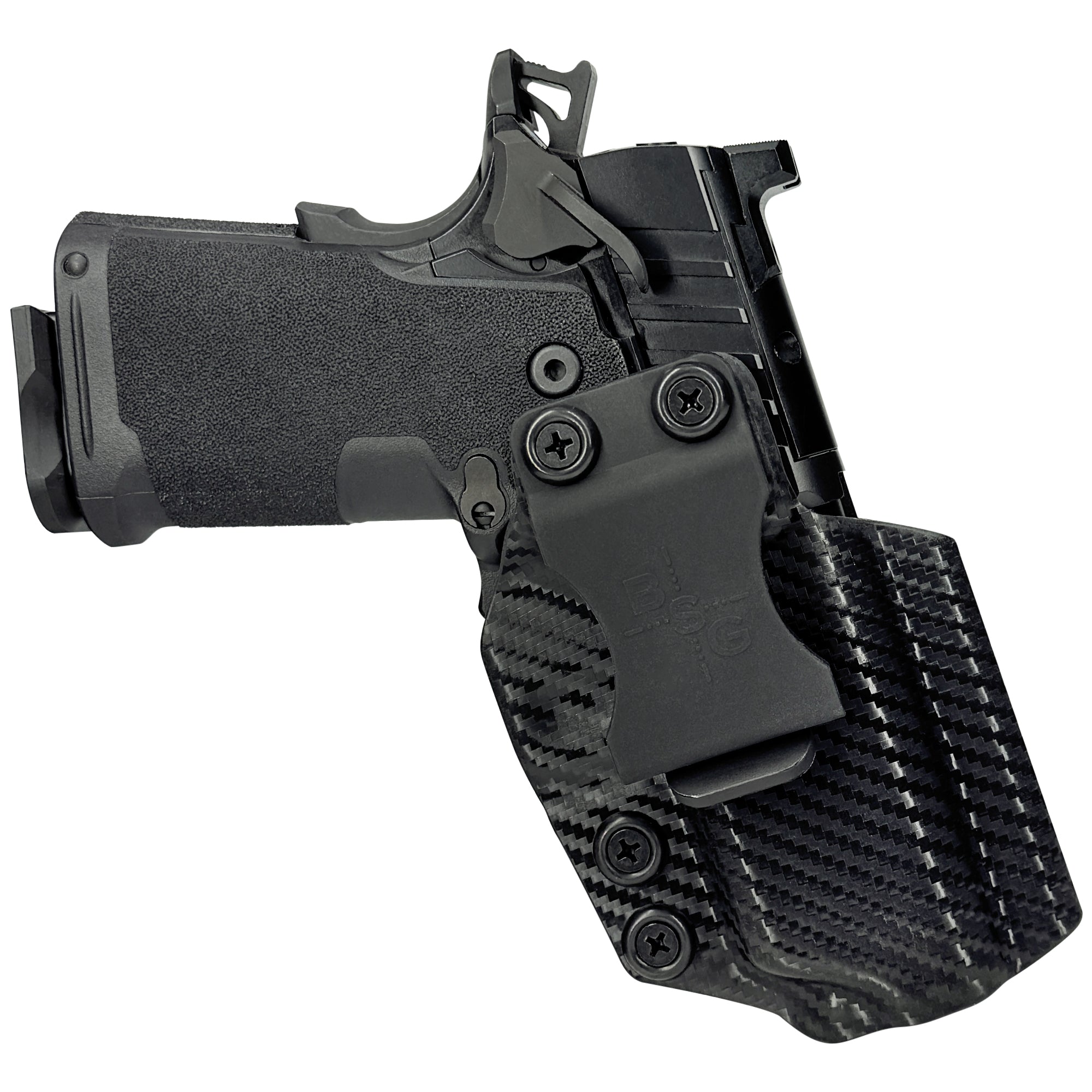 Springfield Prodigy 3.5in Inside the Waistband Holster in Carbon Fiber - Front