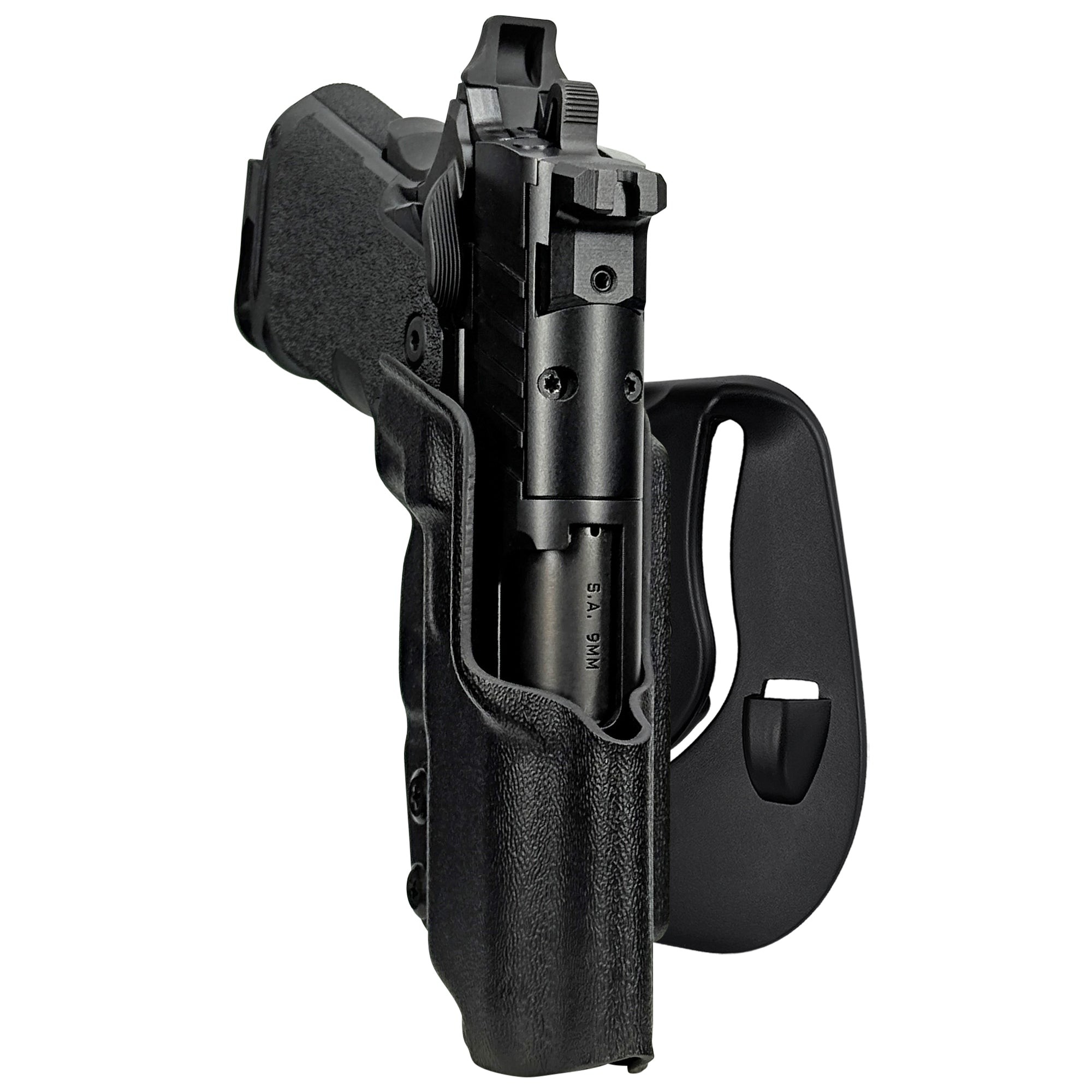 OWB Paddle Holster Pro IDPA Competition Holster For Springfield Prodigy 5" With SureFire X300 Light SureFire X300 Compatible Holster