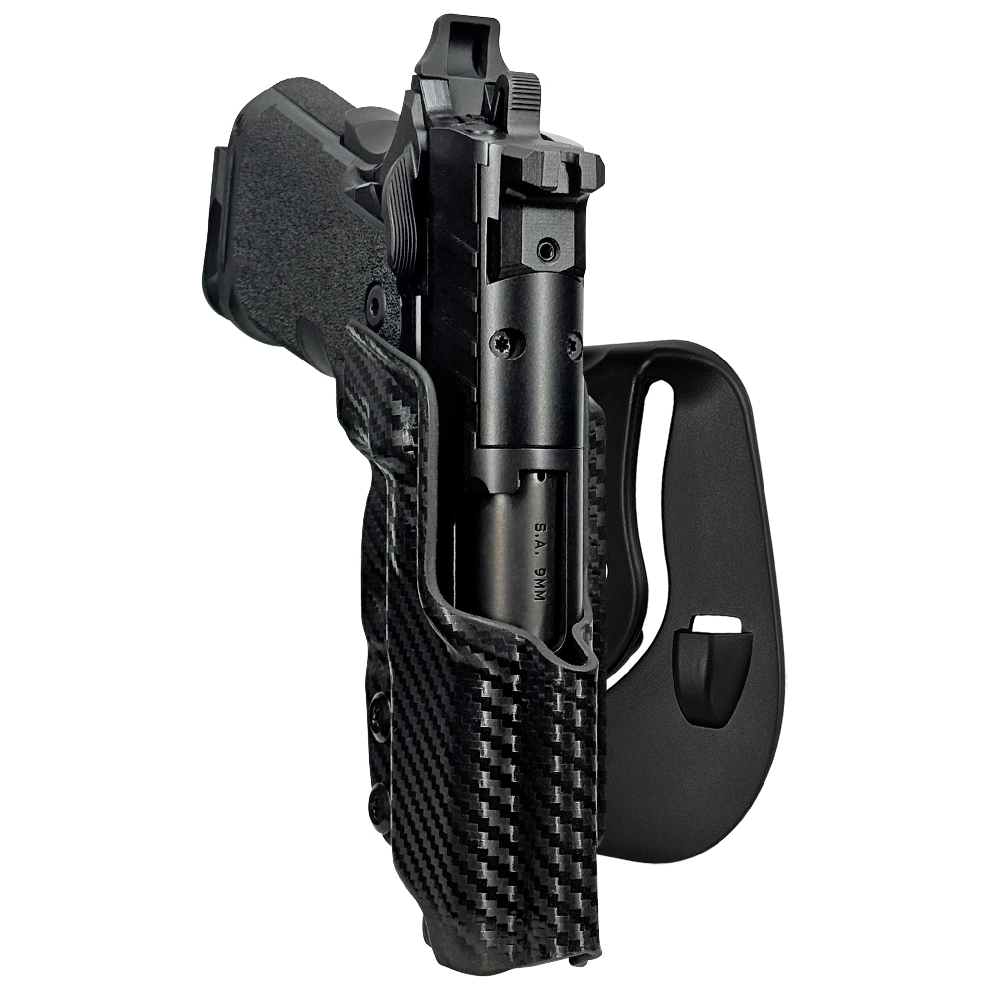 Springfield Prodigy 3.5'' OWB Paddle Holster in Carbon Fiber