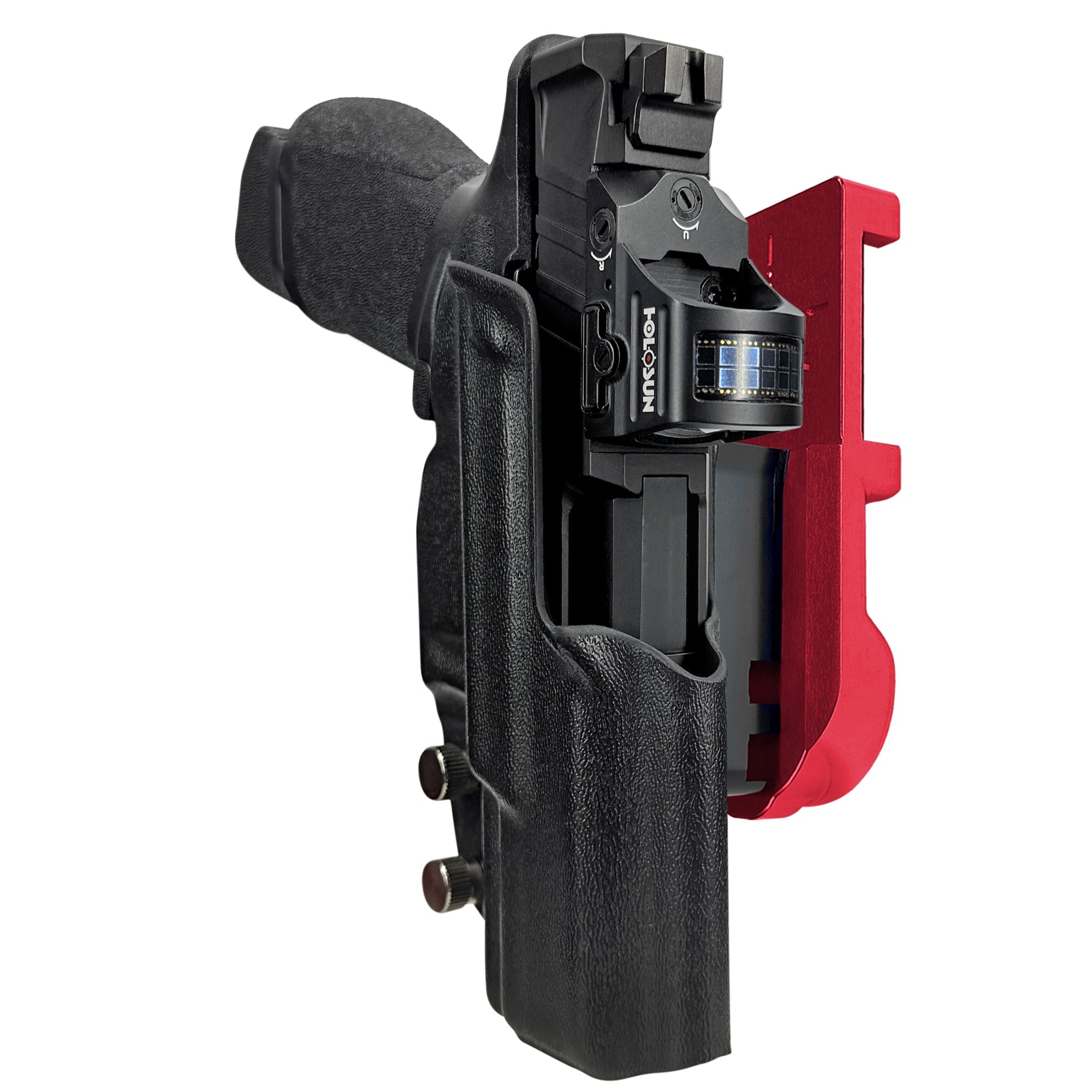 Springfield Echelon 4.0C IPSC/USPA Quick Mount Holster with 24K Gold Belt Attachment, Black Holster Shell
