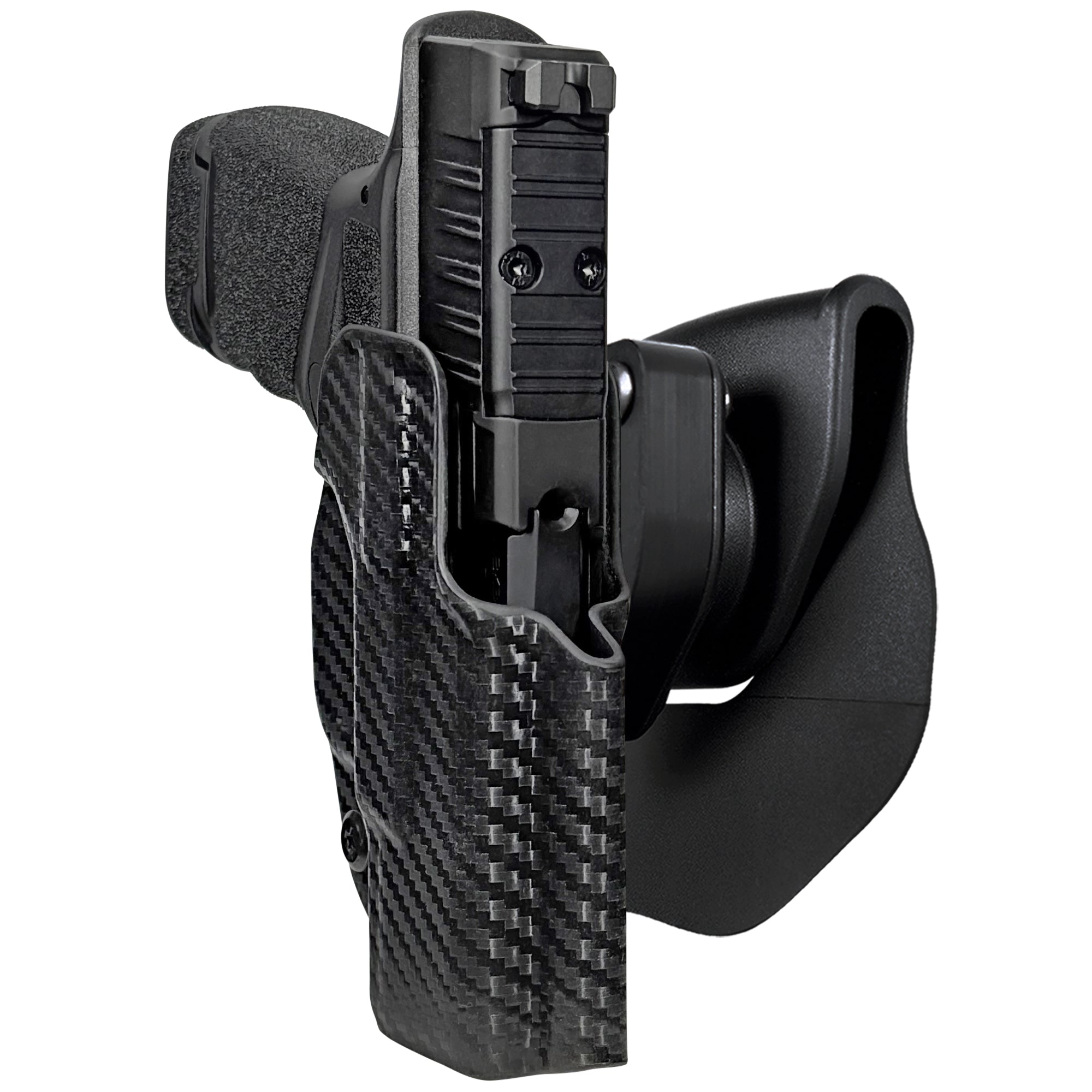 SA Hellcat .380 OWB Quick Release Paddle Holster in Carbon Fiber