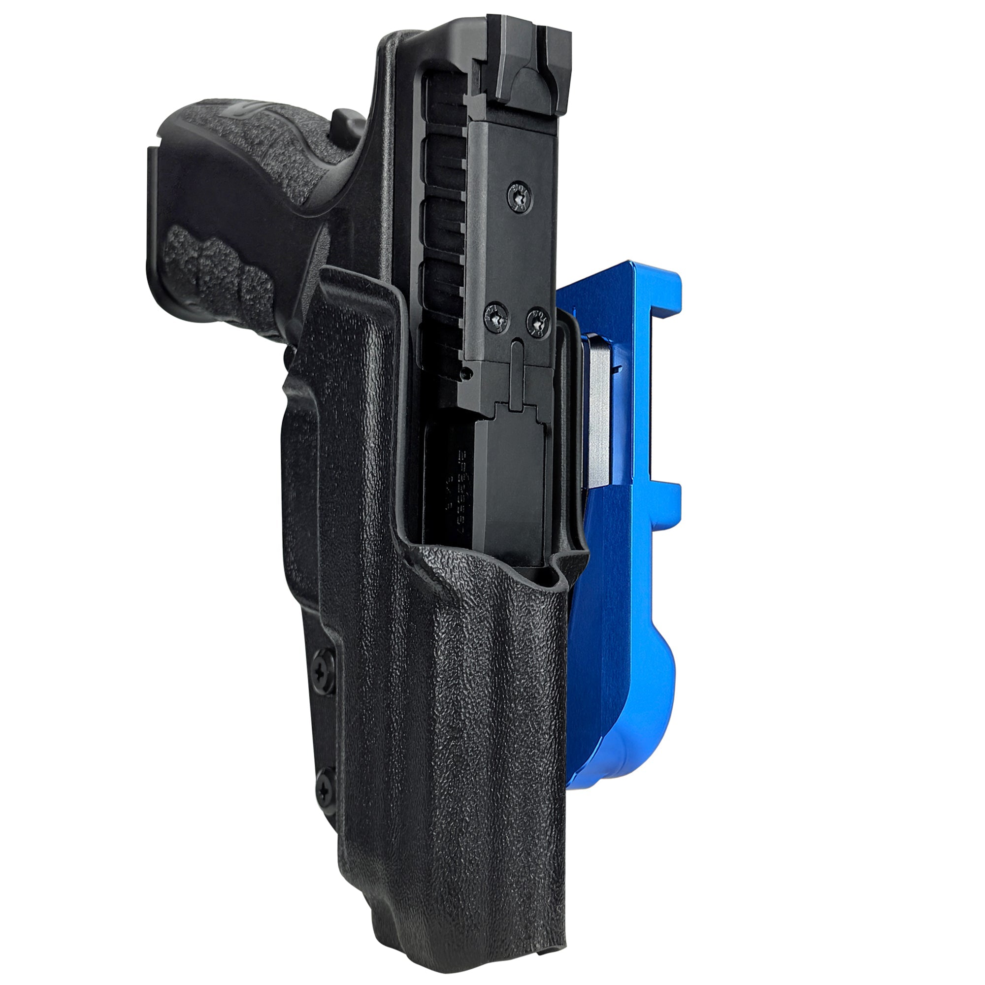 Springfield XD MOD.3 IDPA Quick Mount Holster with Blue Belt Attachment, Black Holster Shell